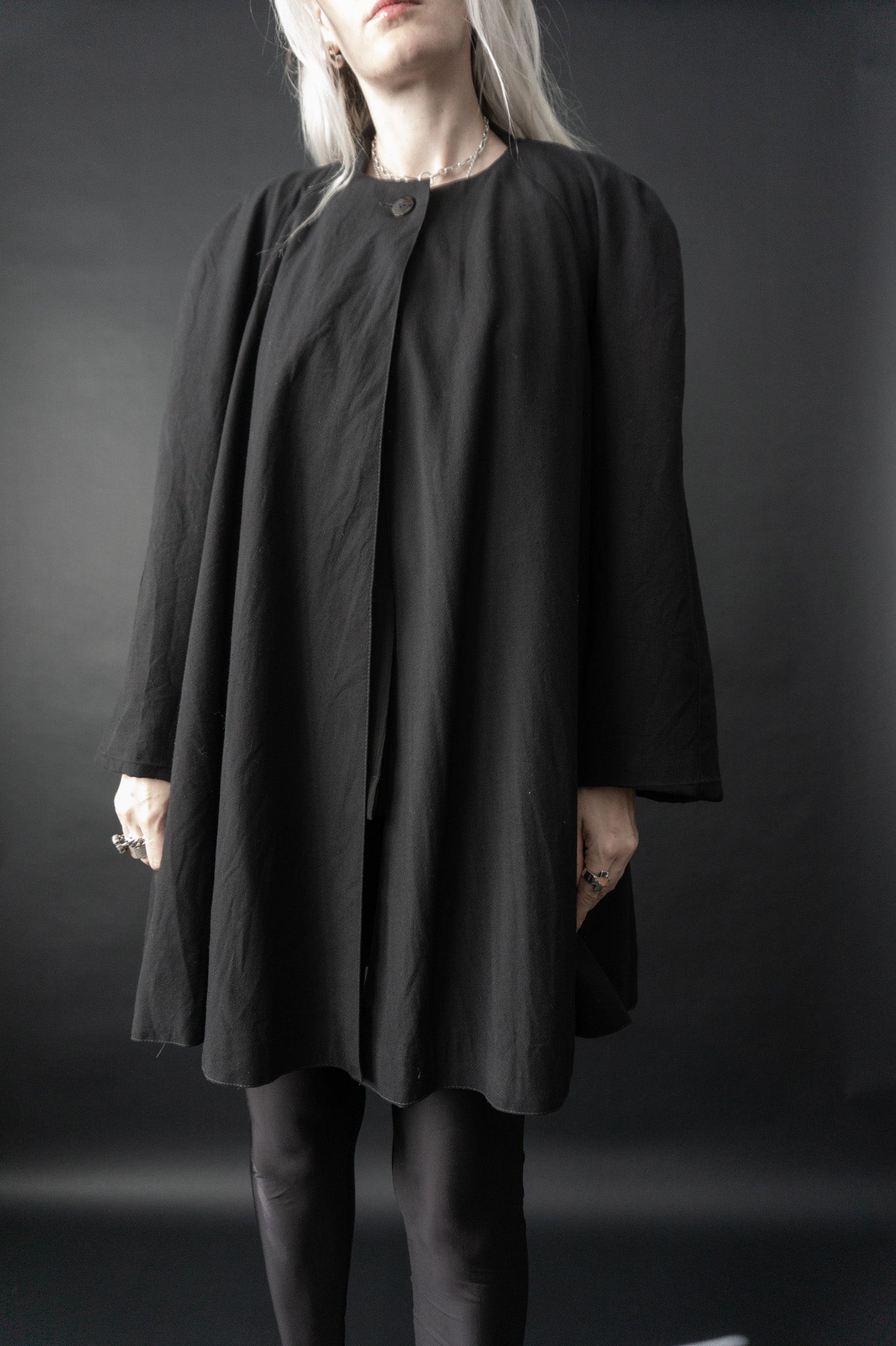 Cape Mantel, Schwarz, S–XL