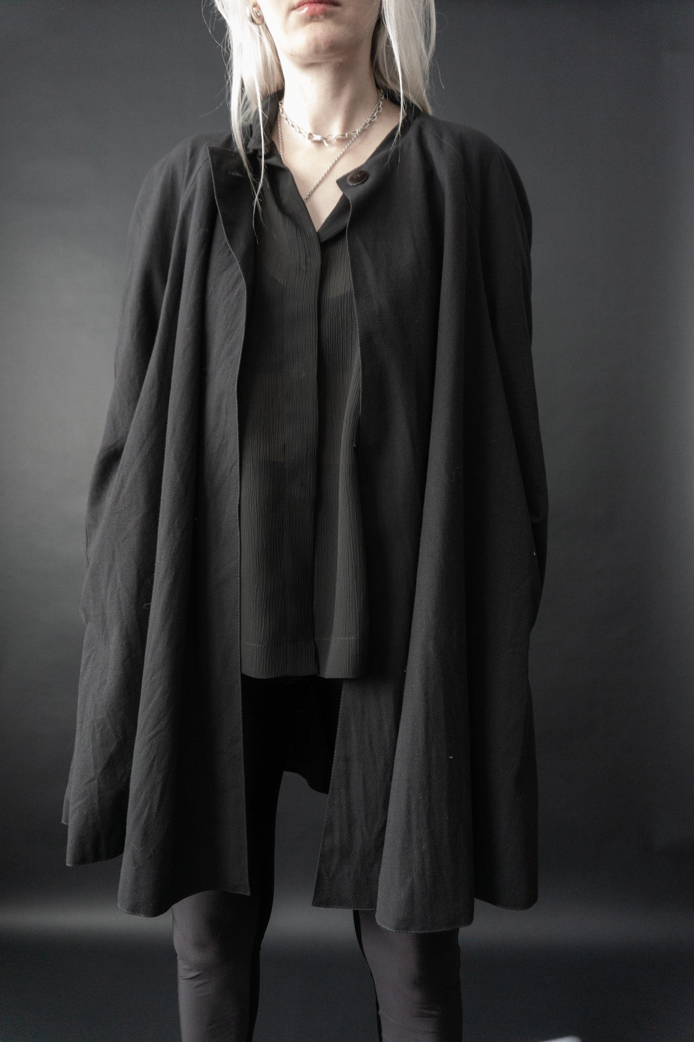 Cape Mantel, Schwarz, S–XL