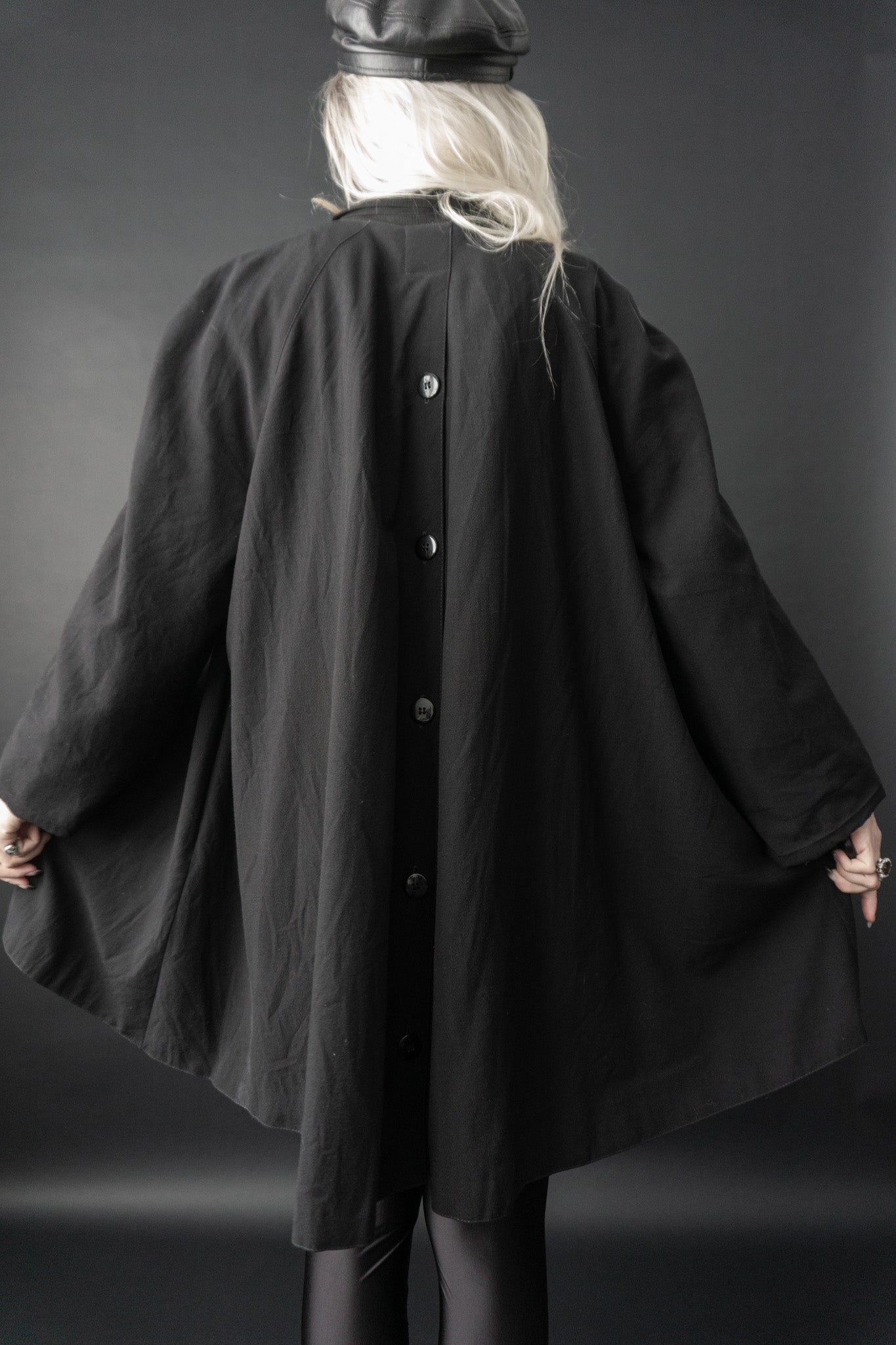 Cape Mantel, Schwarz, S–XL