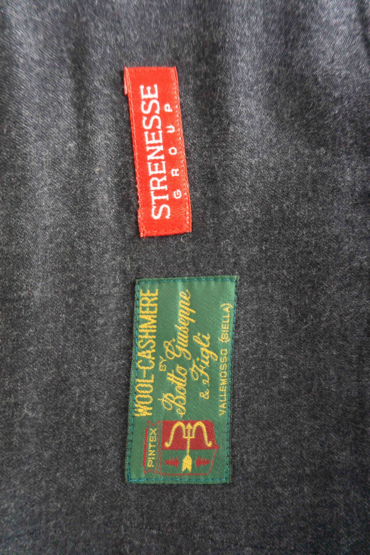 Vintage Strenesse Faltenrock, Wolle, S–M