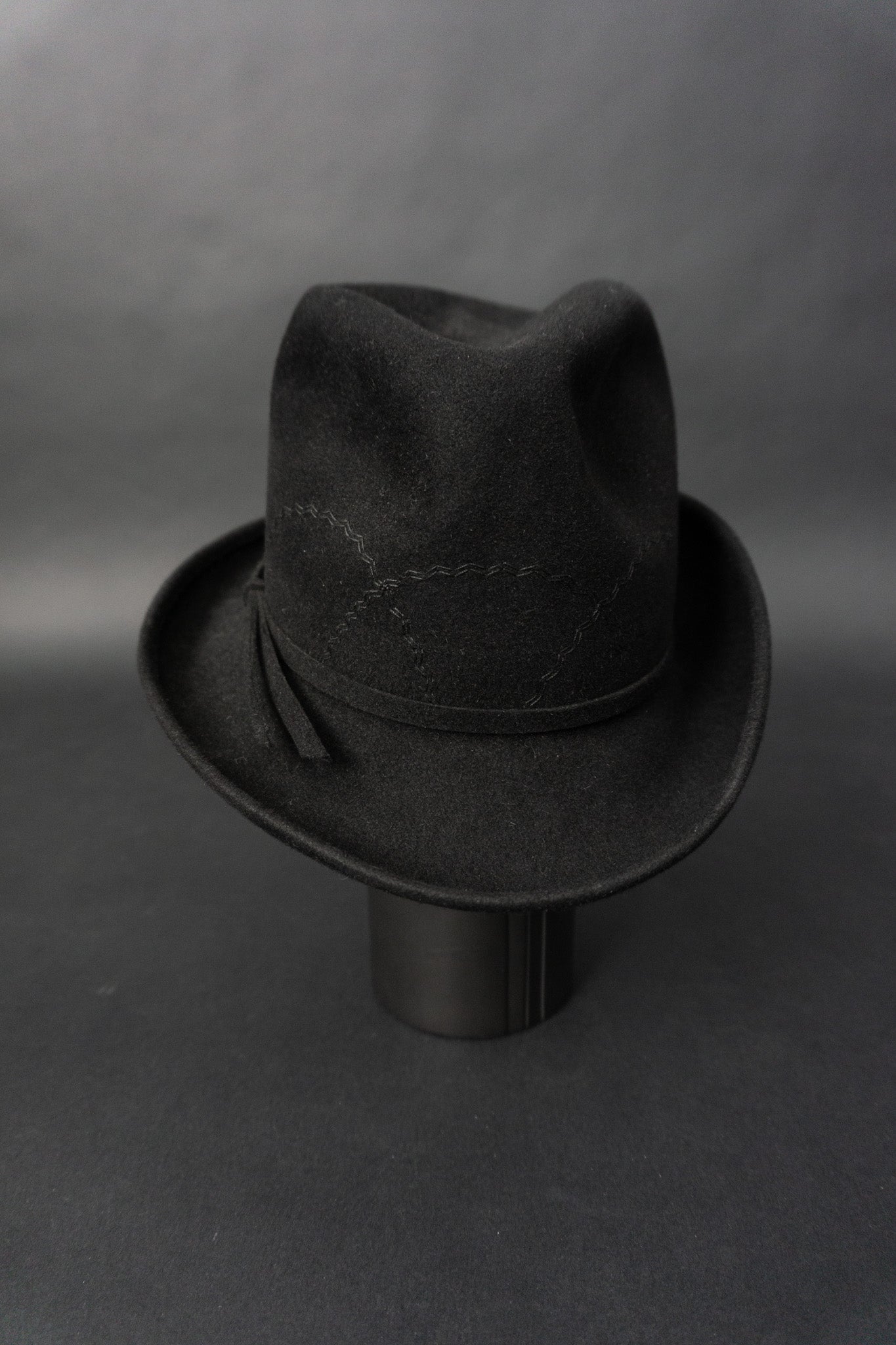 Fedora Hut, Schwarz, 55,5