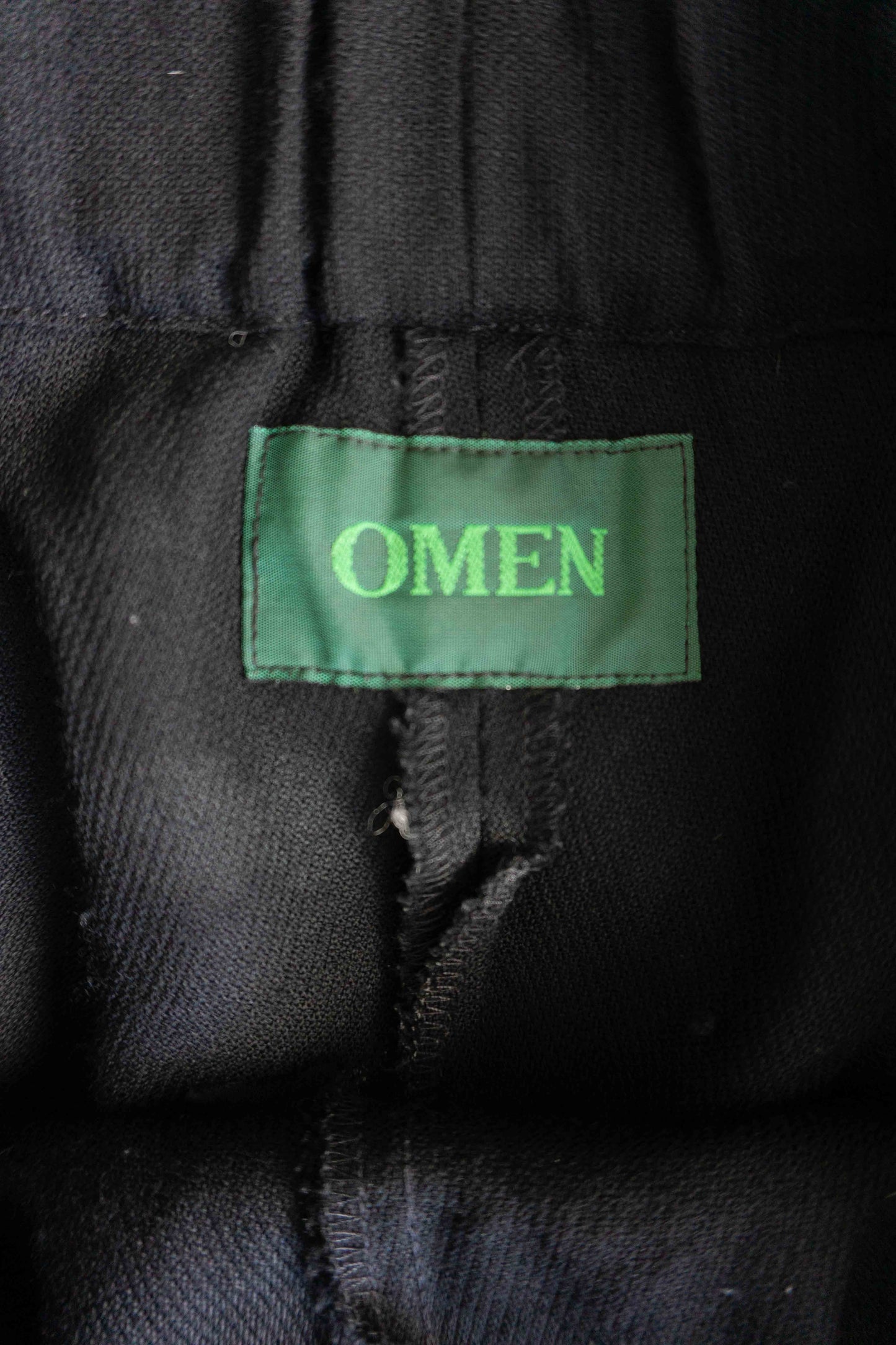 OMEN Hose, drop crotch, Schwarz, S–M theplaincircle vintage