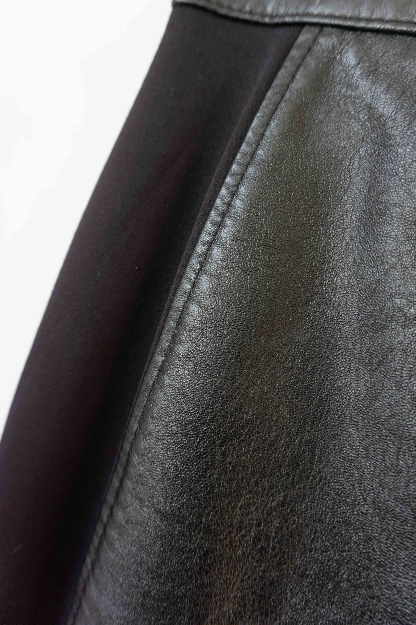 Lederrock Schwarz, S–M theplaincircle vintage