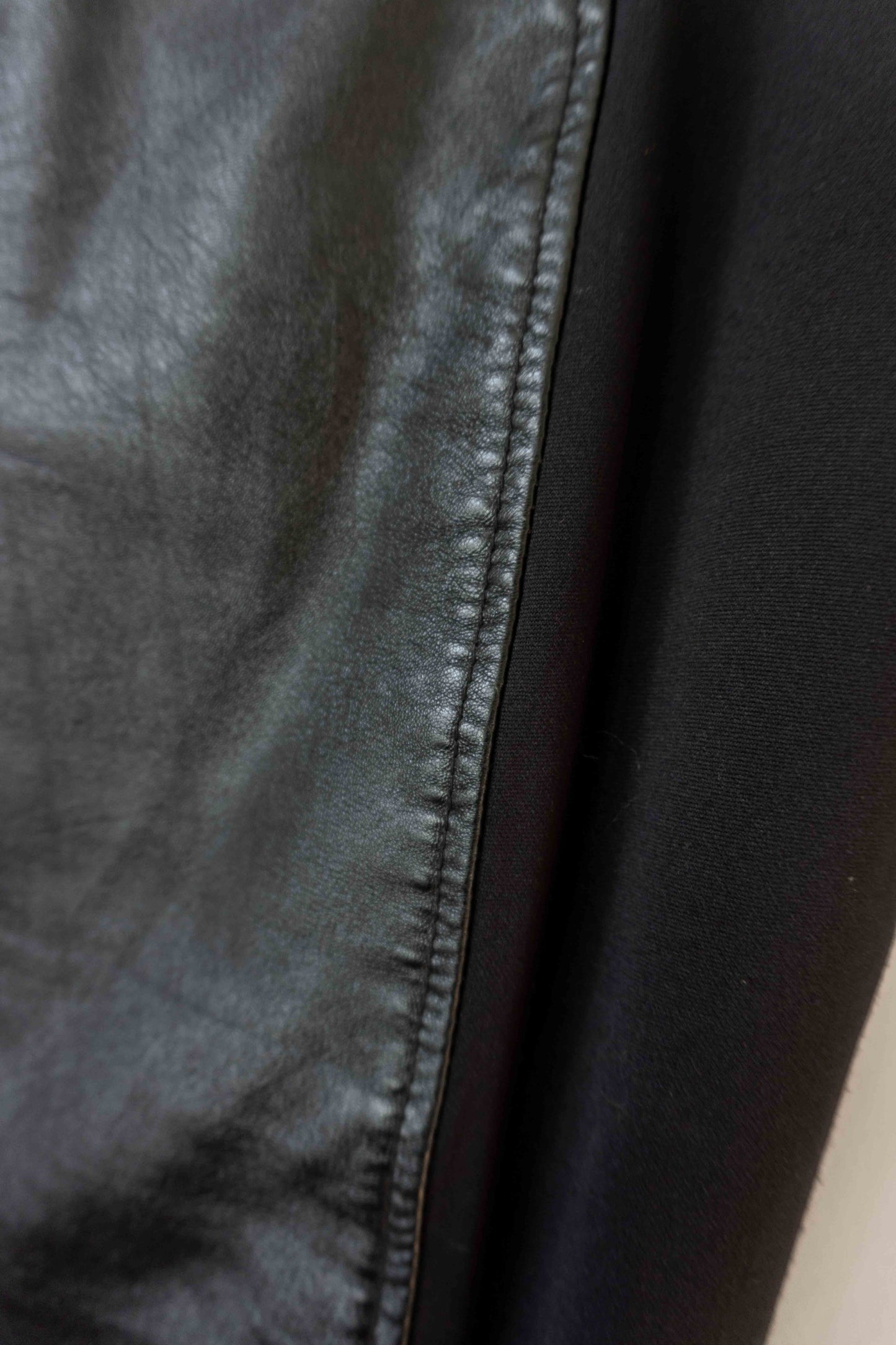 Lederrock Schwarz, S–M theplaincircle vintage