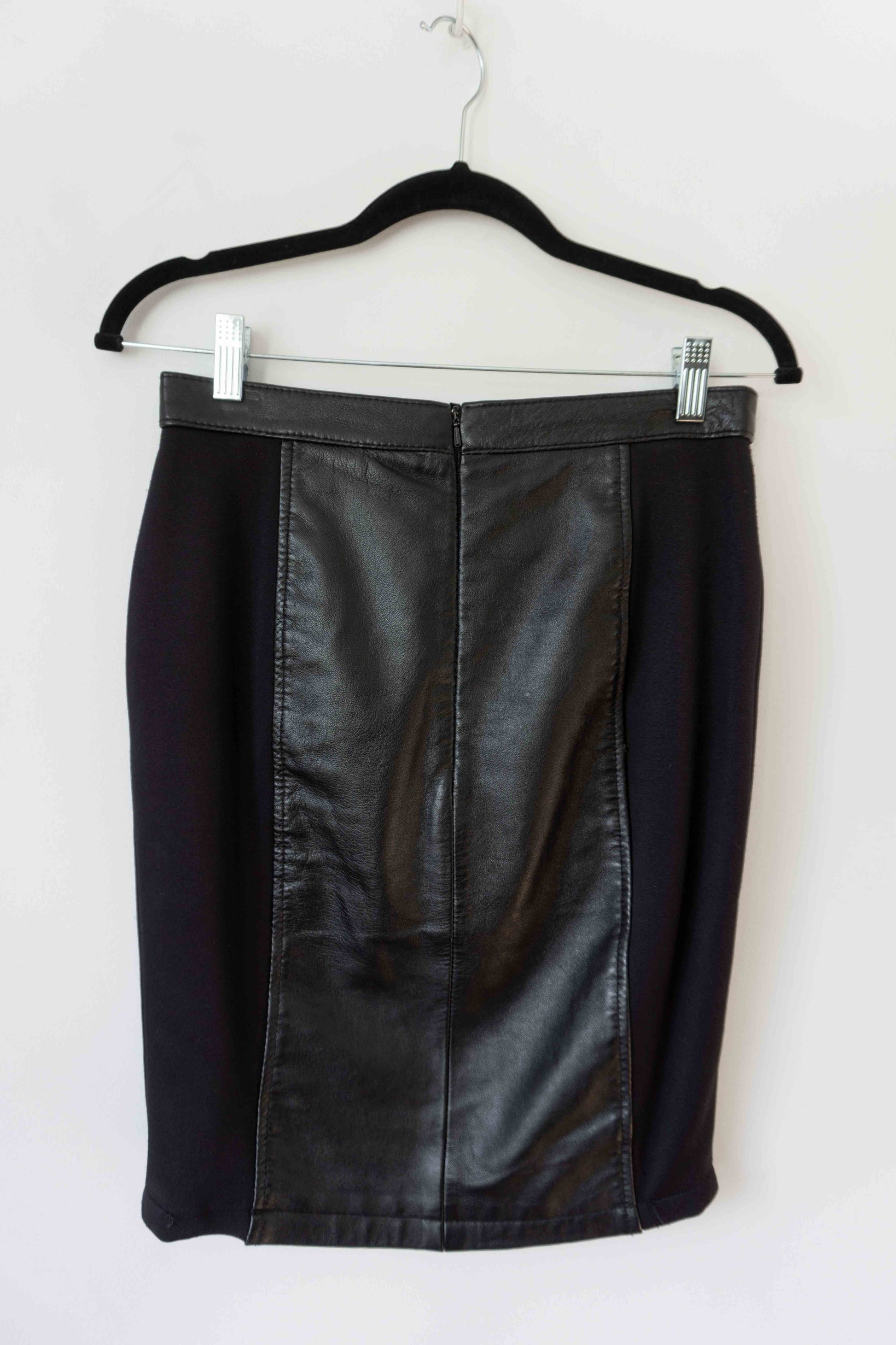 Lederrock Schwarz, S–M theplaincircle vintage