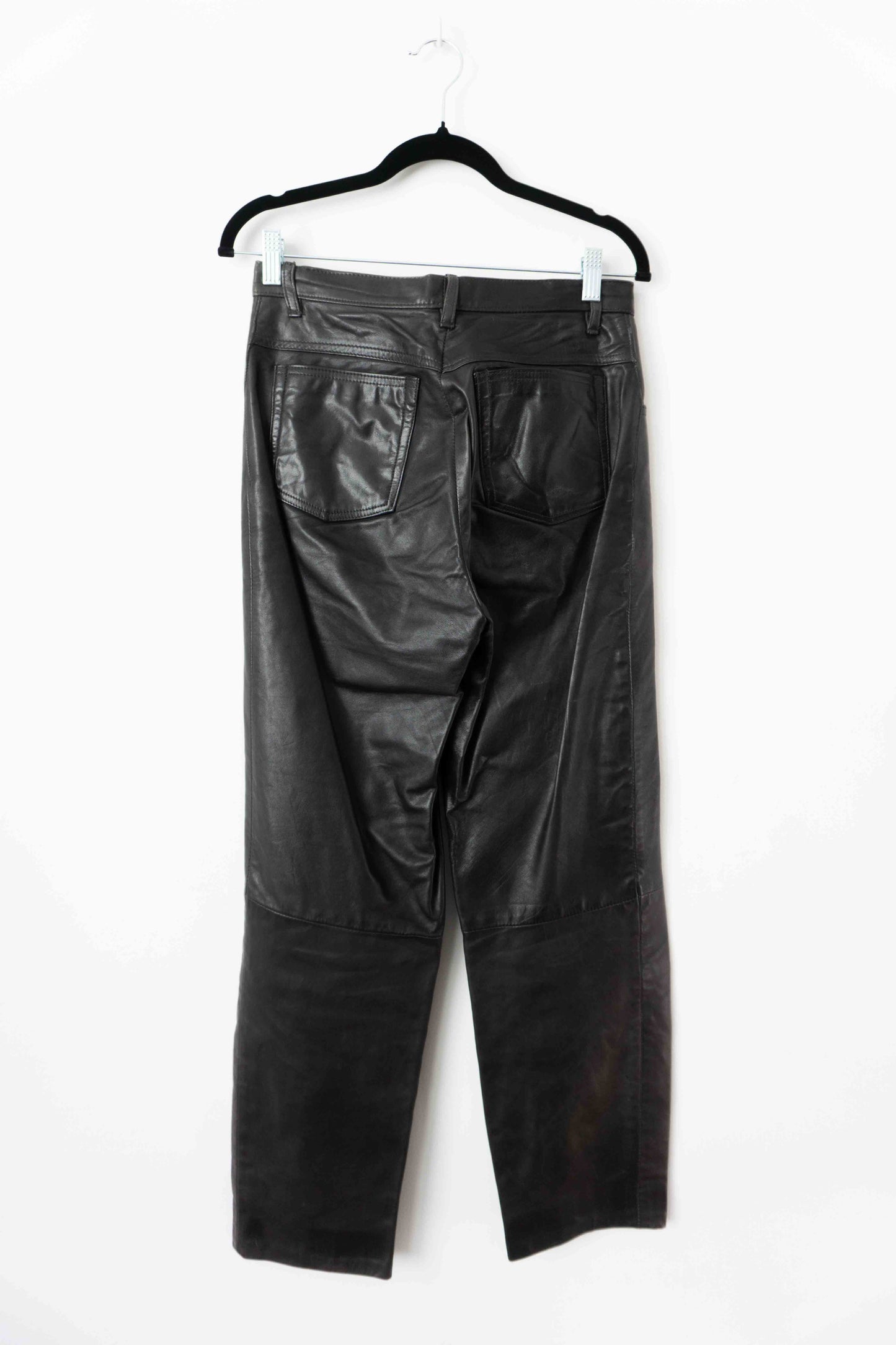 Lederhose Schwarz XS–S theplaincircle vintage
