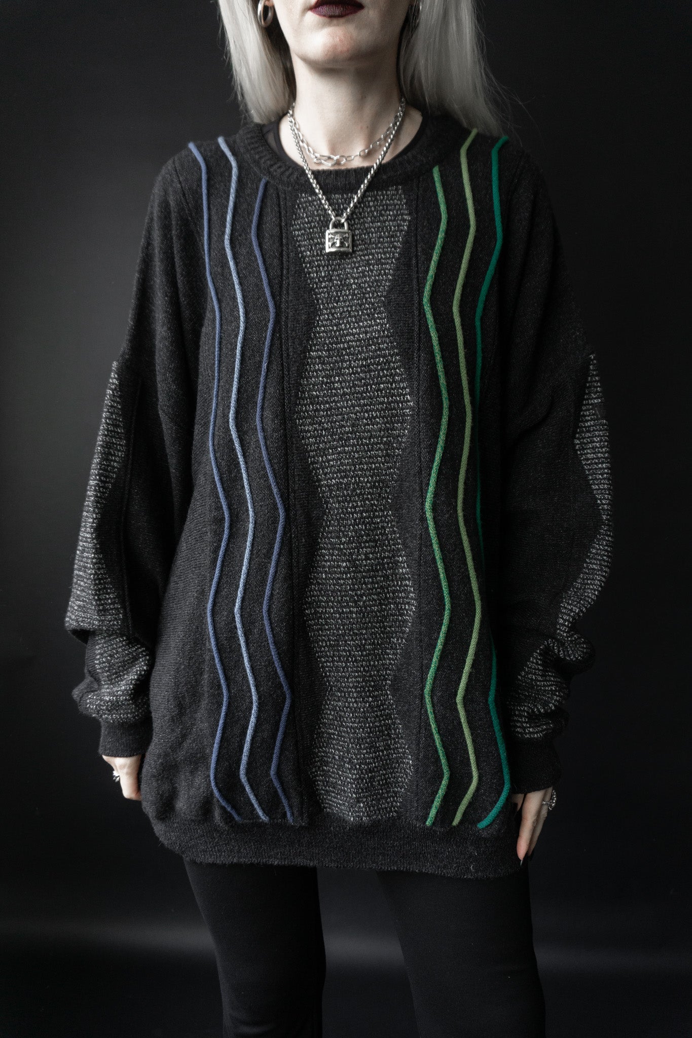 Oversized 80s Pullover, M–XL