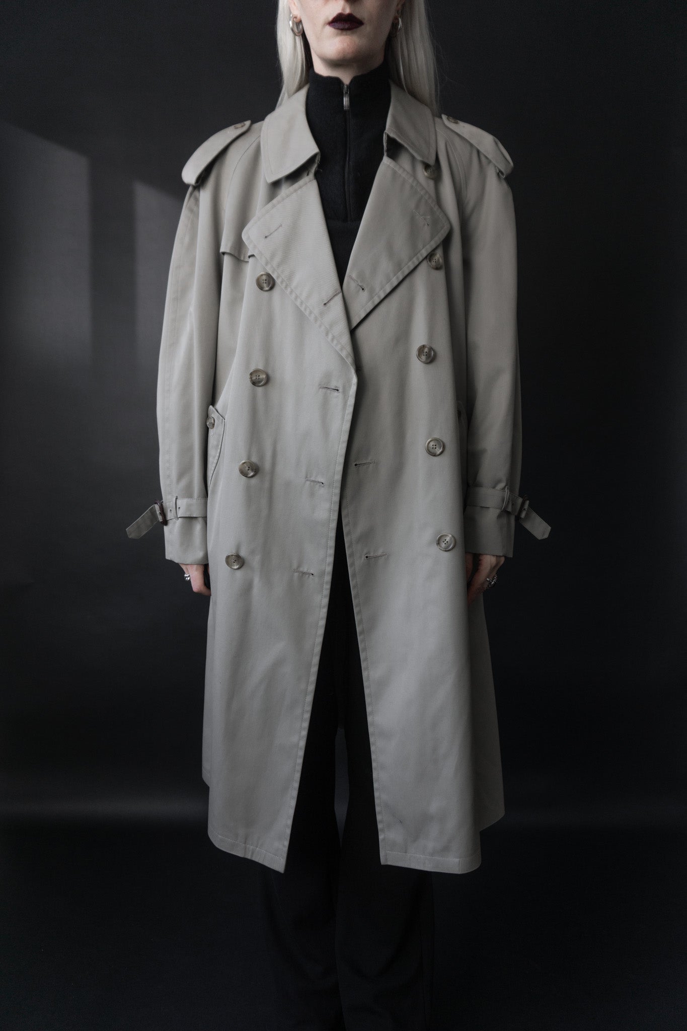 80s Trenchcoat Beige, M–L