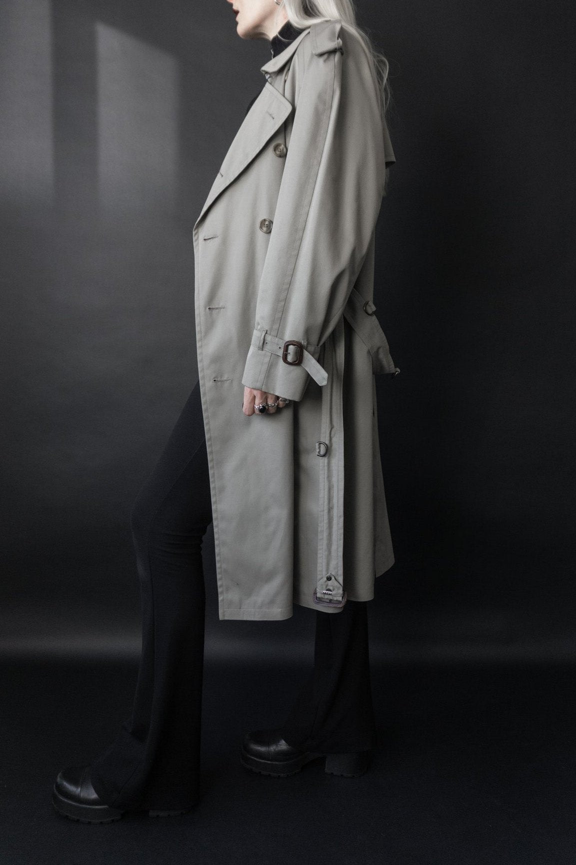 80s Trenchcoat Beige, M–L