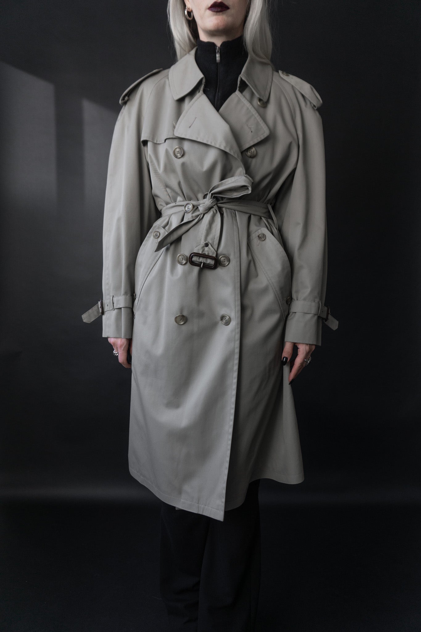 80s Trenchcoat Beige, M–L