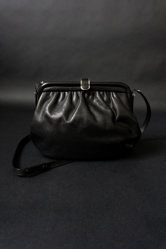 Bodenschatz Leather Bag 70s Black