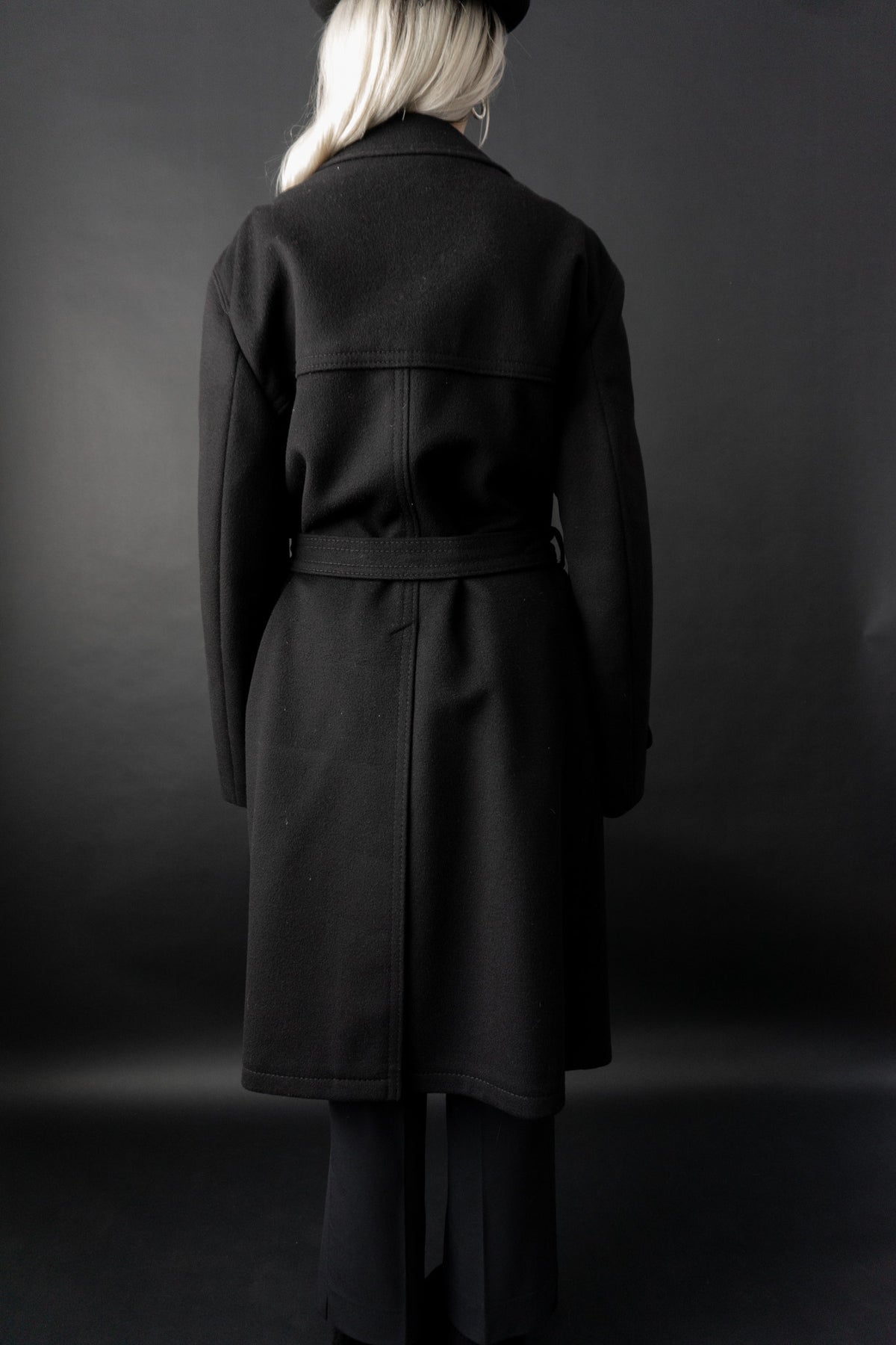 Vintage Kaschmir-Wolle Trenchcoat, M–L