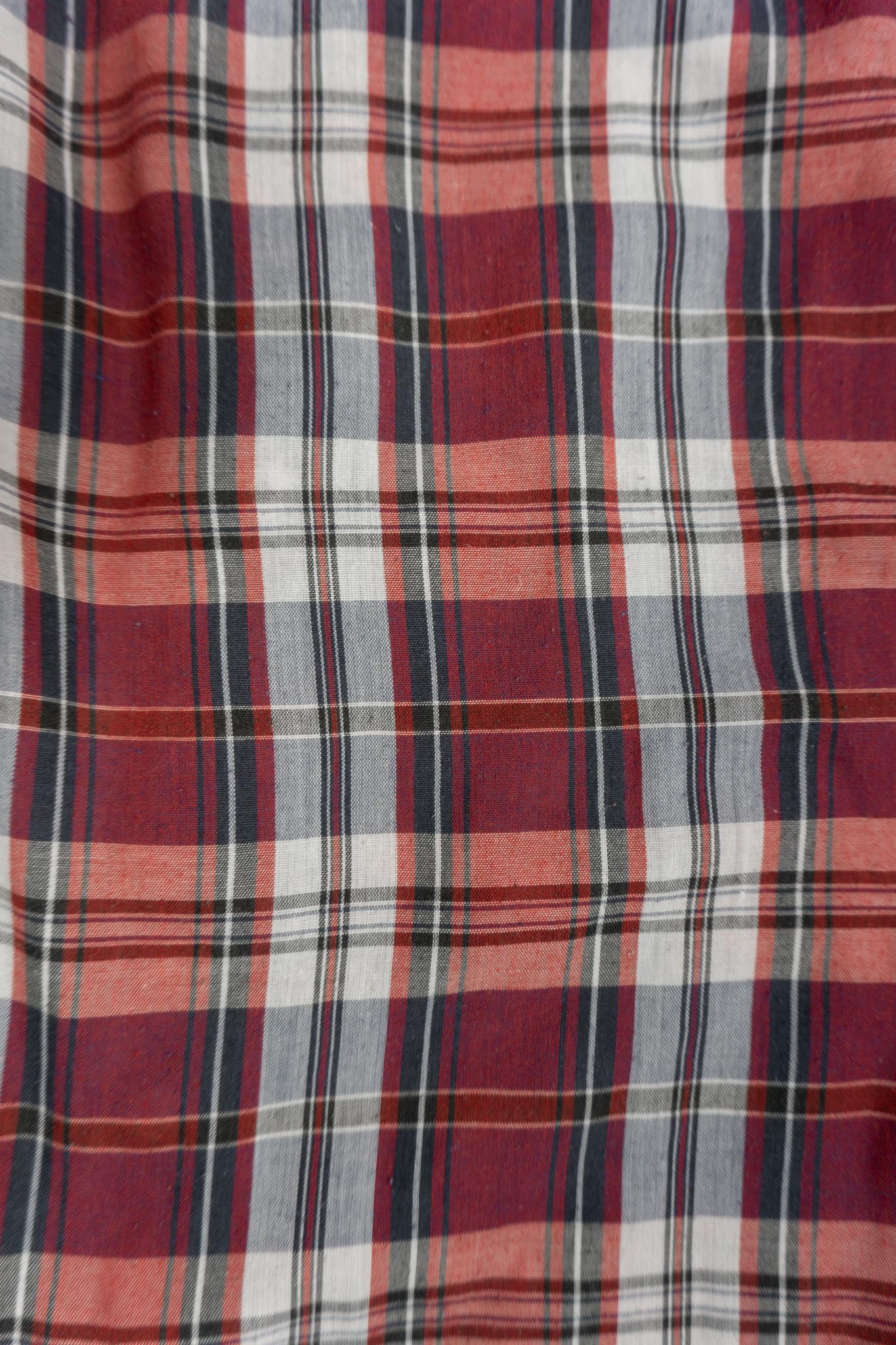 Vintage Westernhemd kariert Rot Weiß California Ranchwear