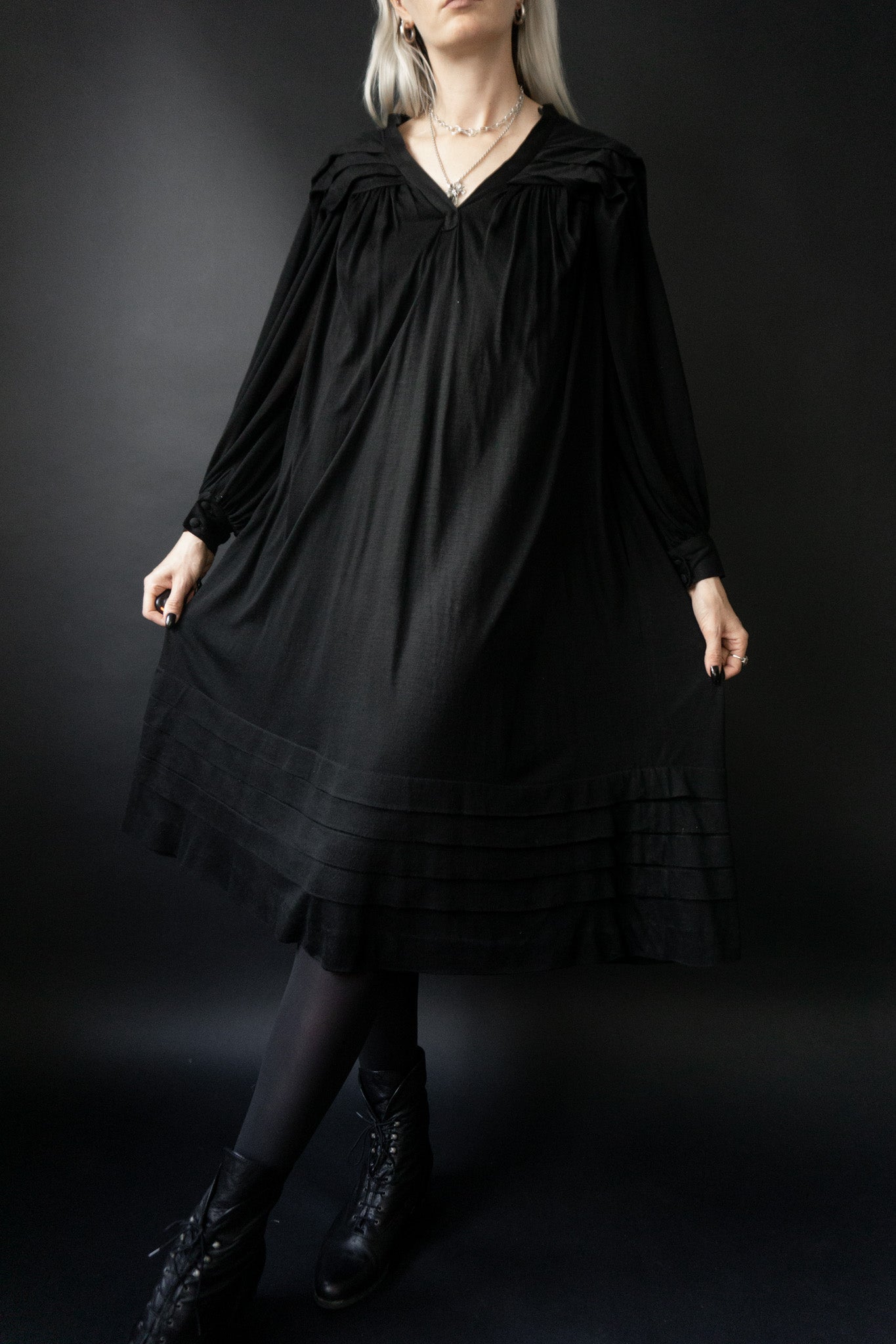 70s Witchy Kleid, S–M