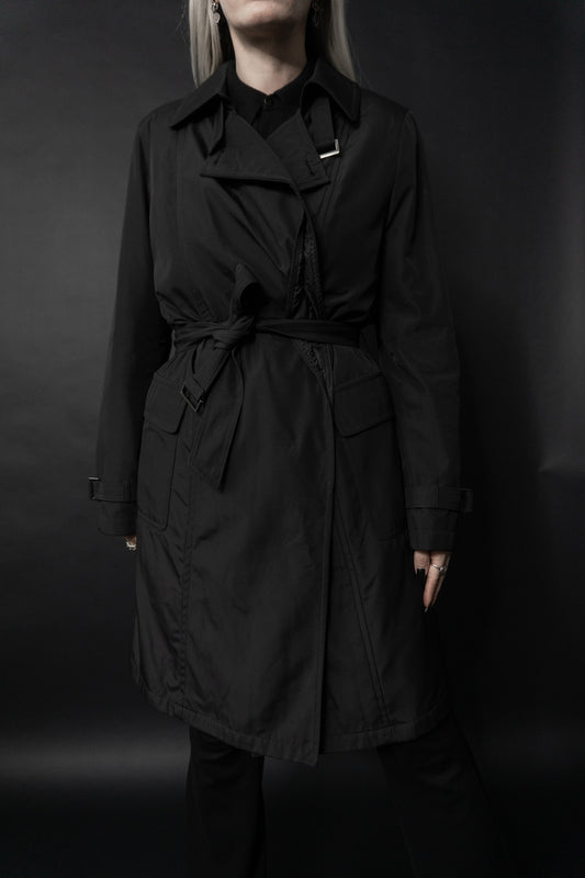 Trenchcoat Black, XS–M