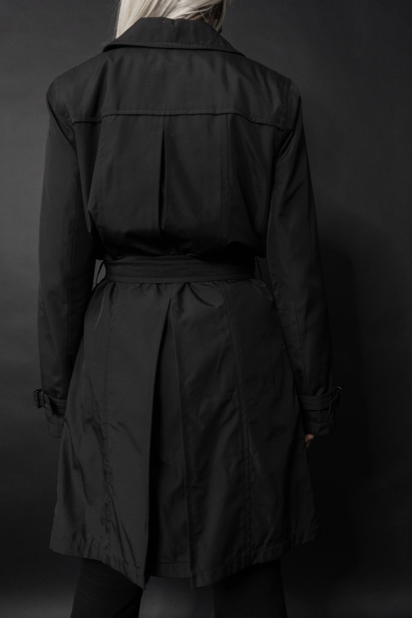 Trenchcoat Black, XS–M