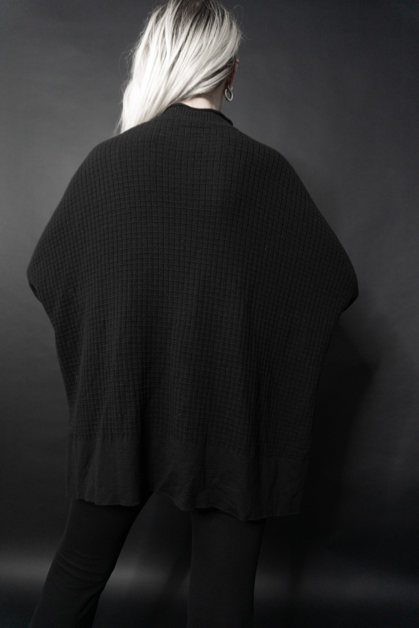 Oversized Pullover, Schwarz, M–XL