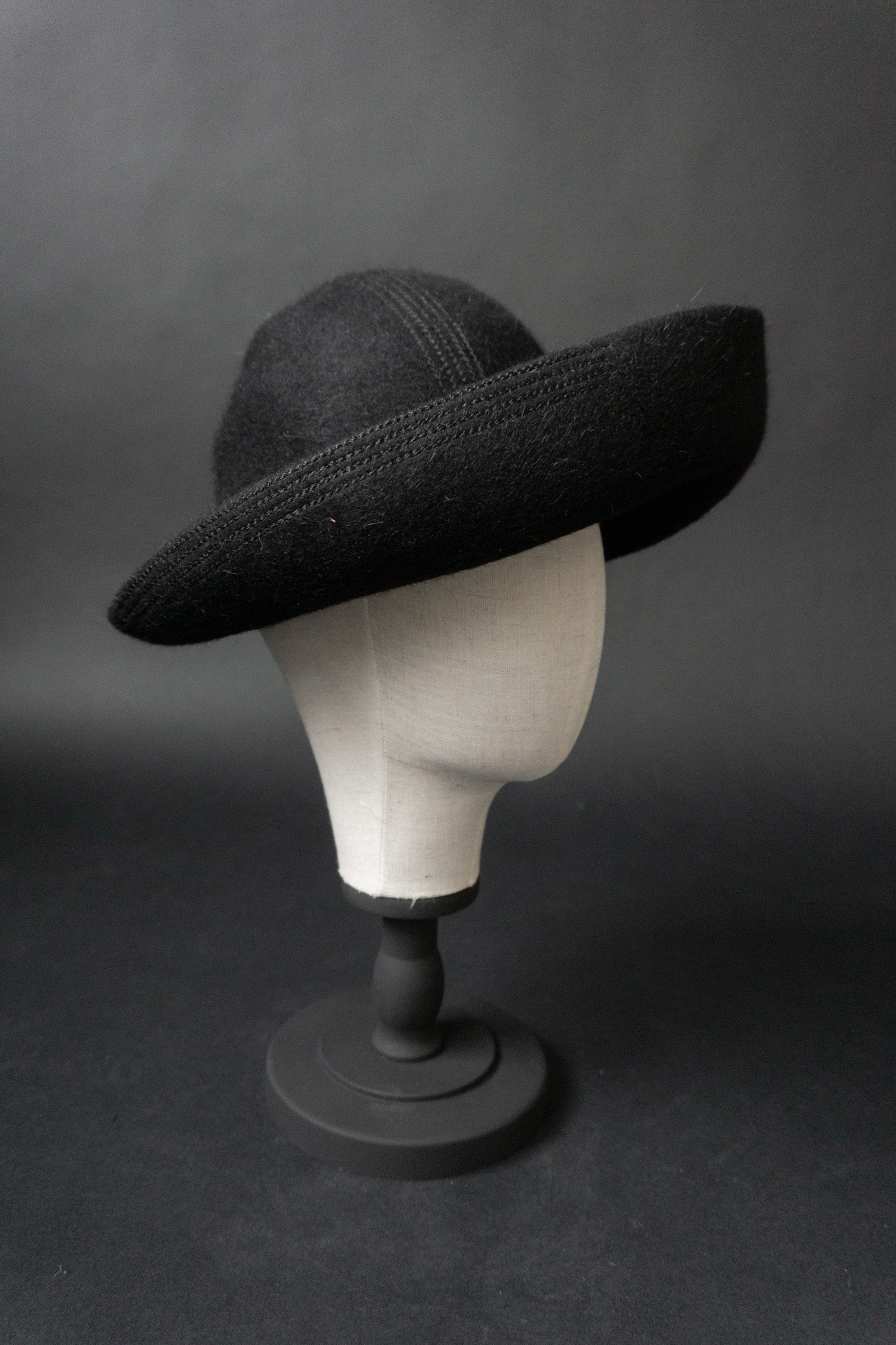 60s Hat Austria Wool, 55