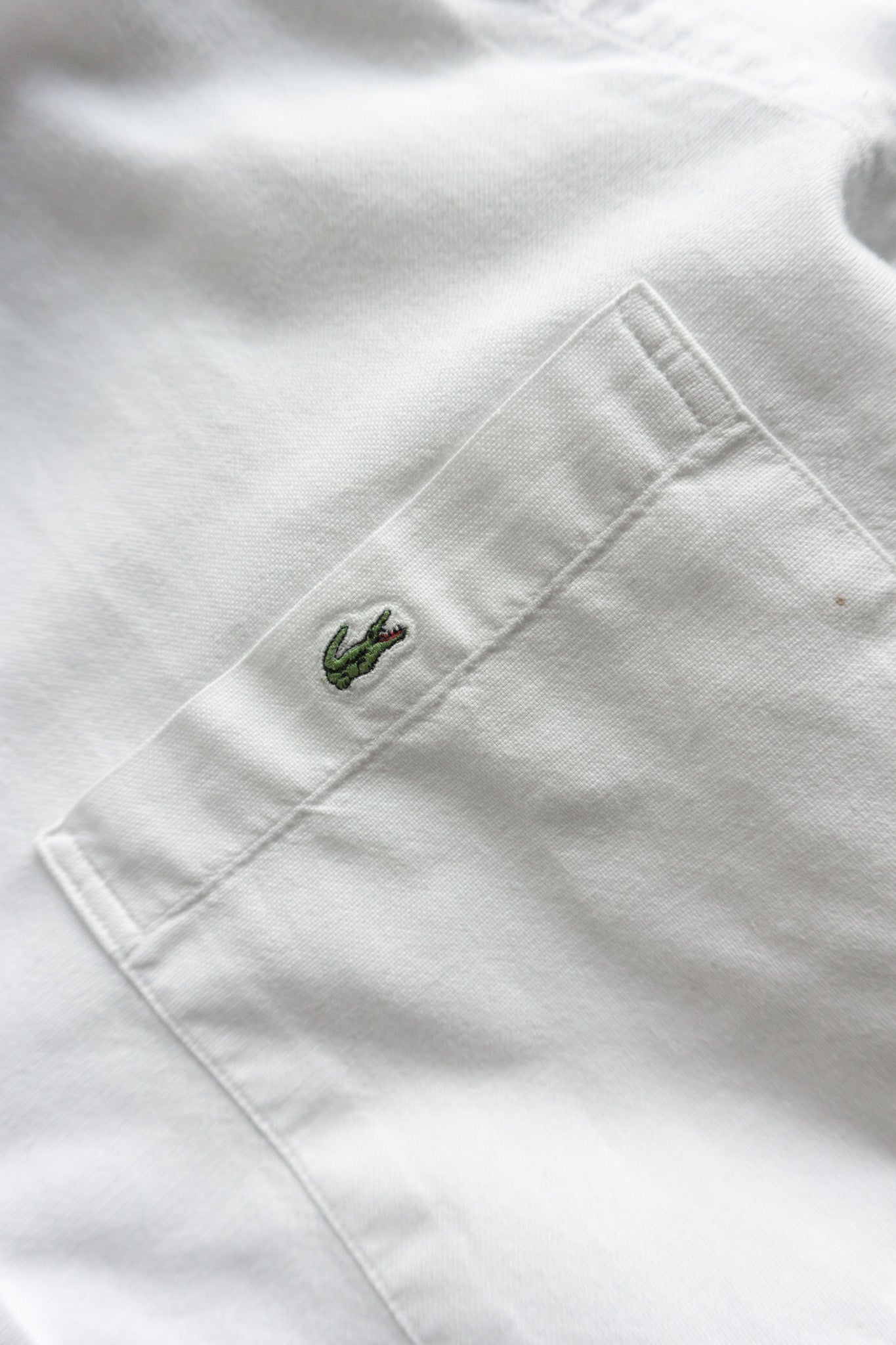 Lacoste Hemd, Weiß, M–L