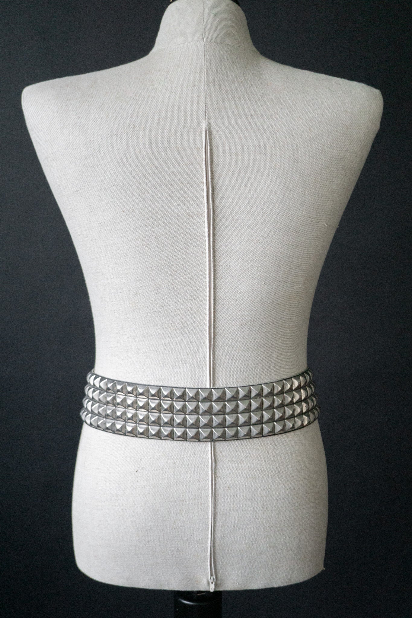 80s studded leather belt