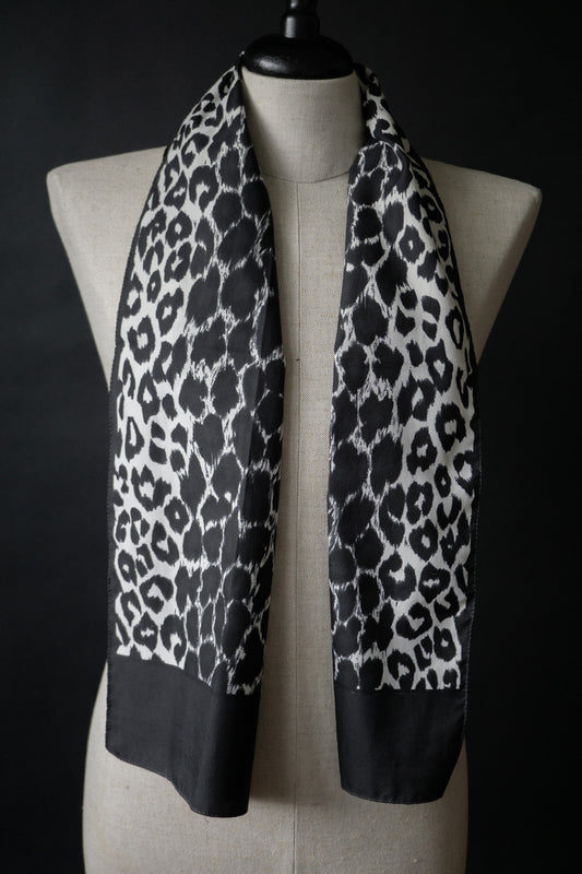 Scarf Animal Print Snow Leopard