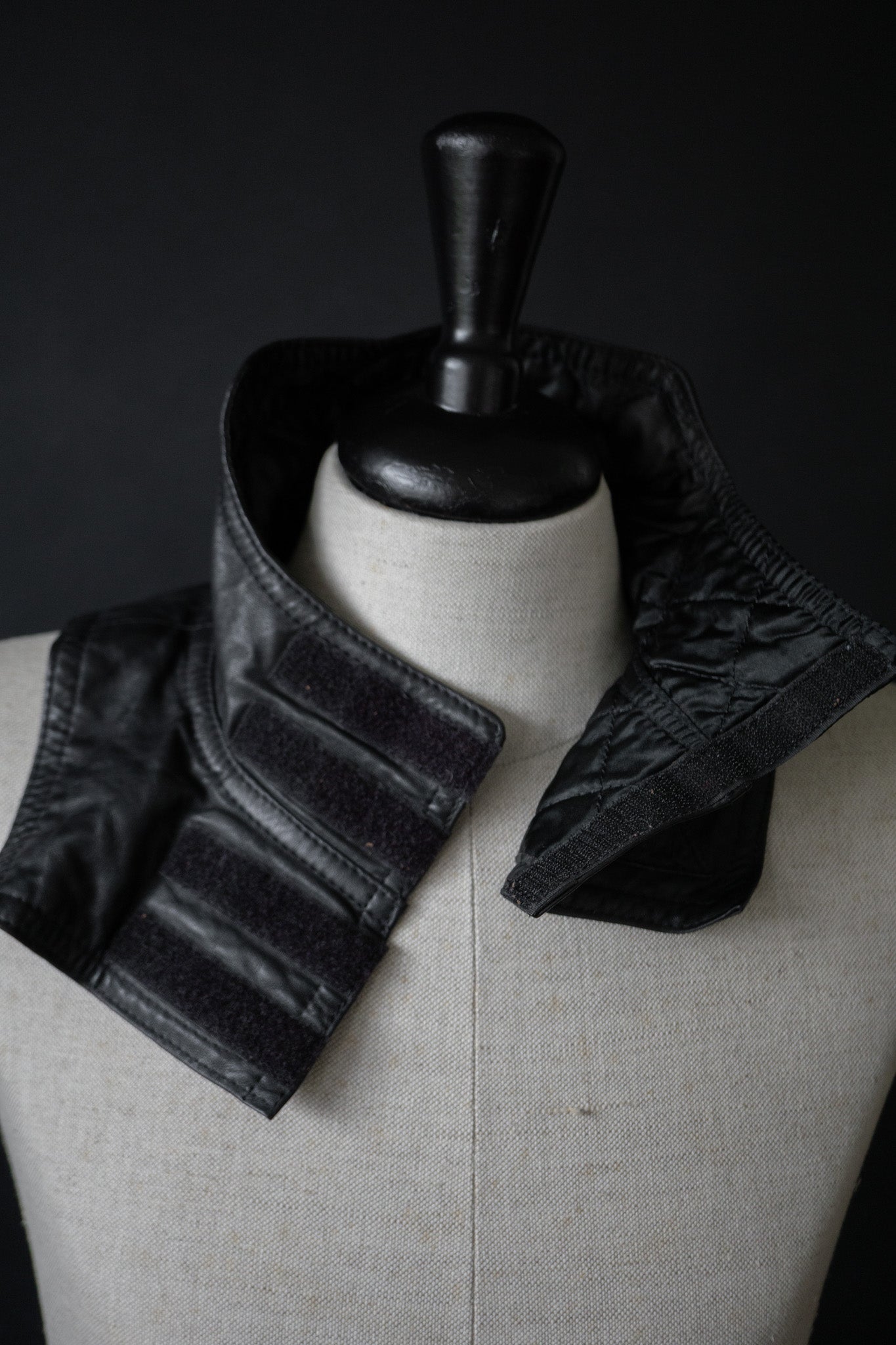 80s Goth leather collar