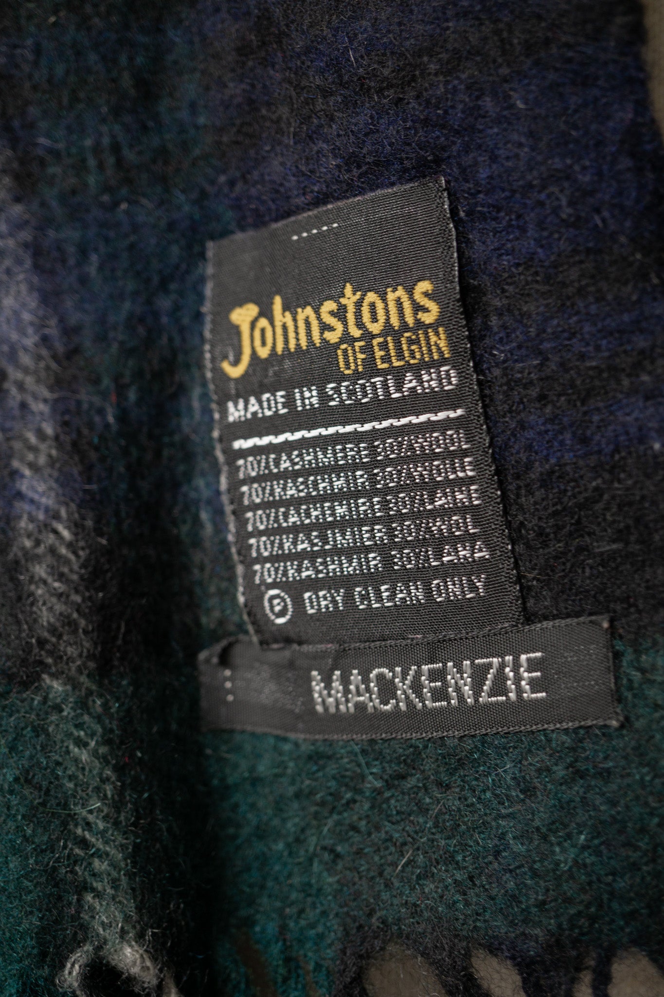 Tartan Schal Johnstons of Elgin