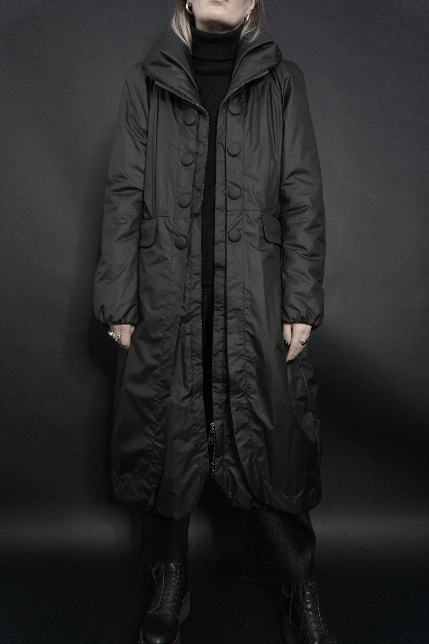 Avant-garde puffer coat, S–M