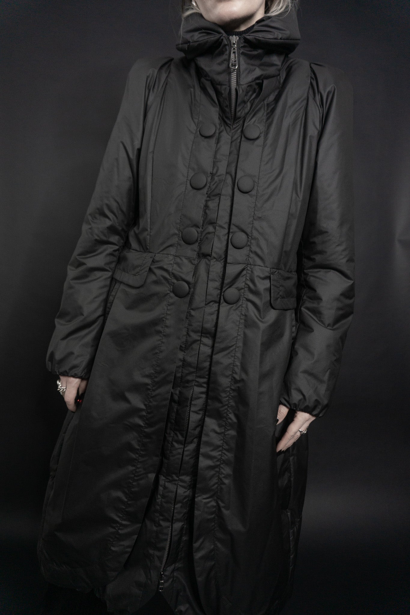 Avant-garde puffer coat, S–M