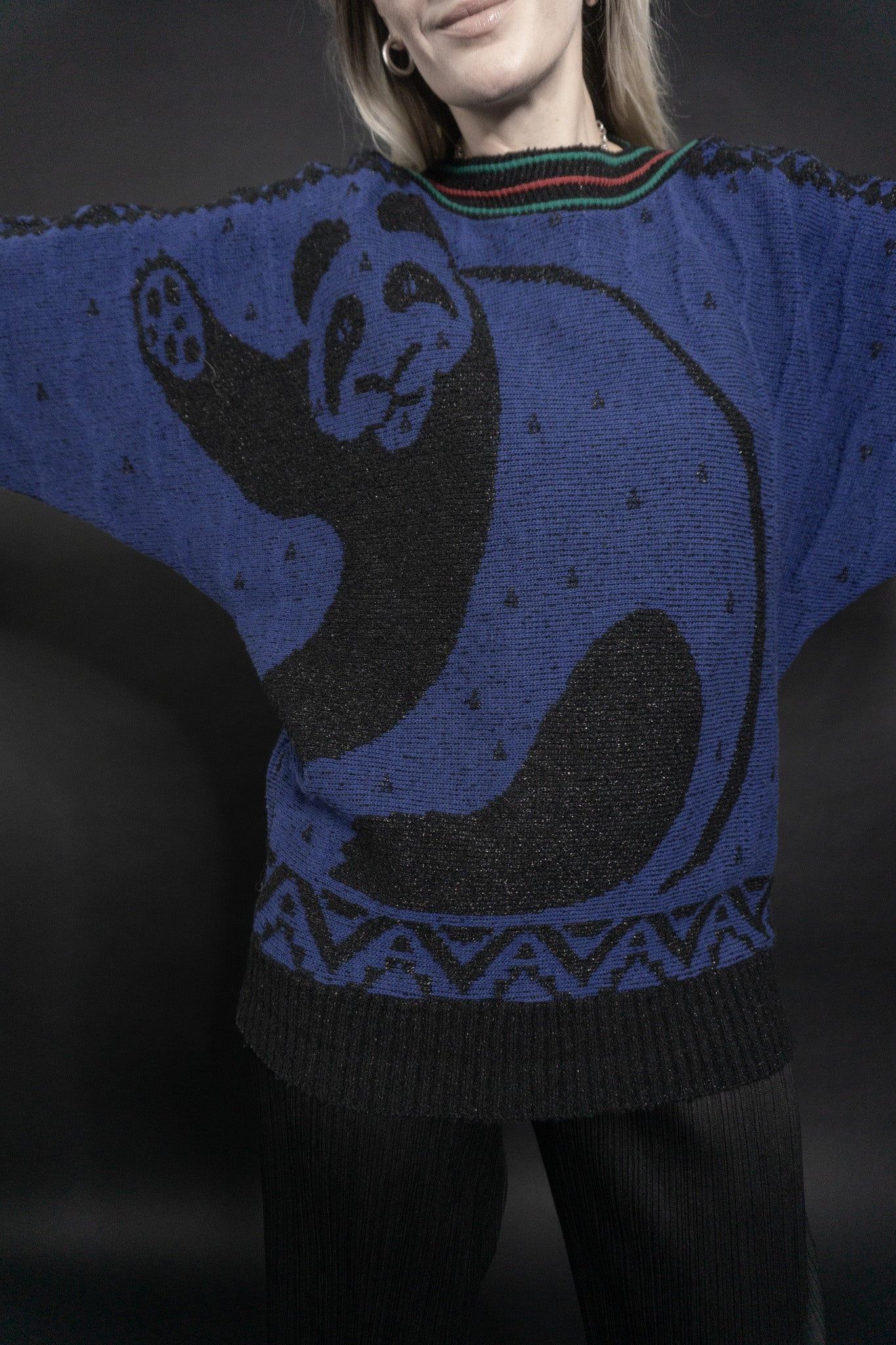 Carlo Colucci Panda Pullover, M–L