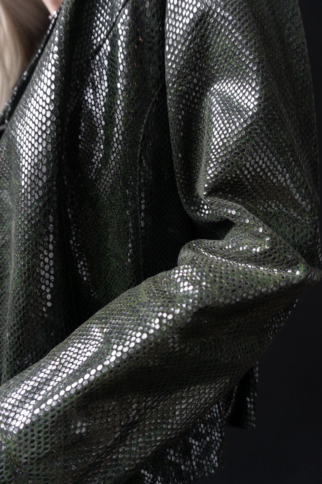 –Personal Archive– Lederjacke Grün Snake