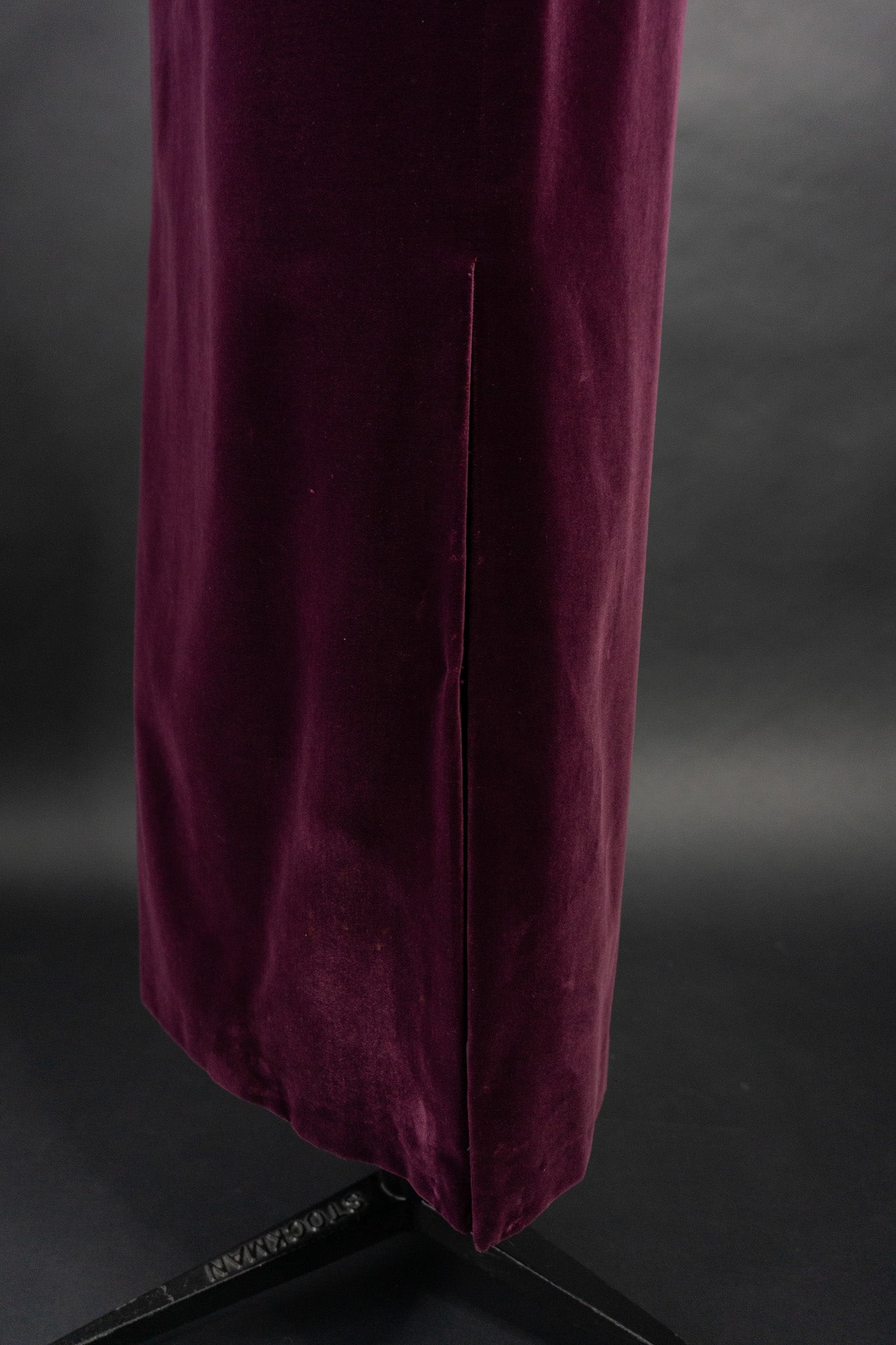 Witchy 70s velvet skirt purple, XS