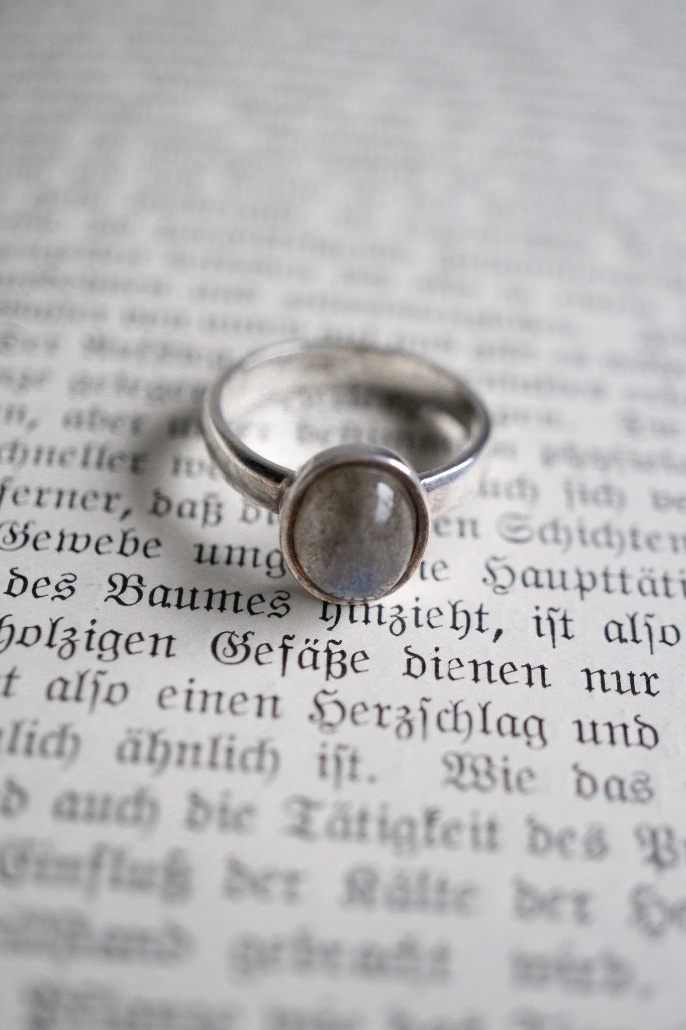 Silberring 925 Sterling Silber Labradorit