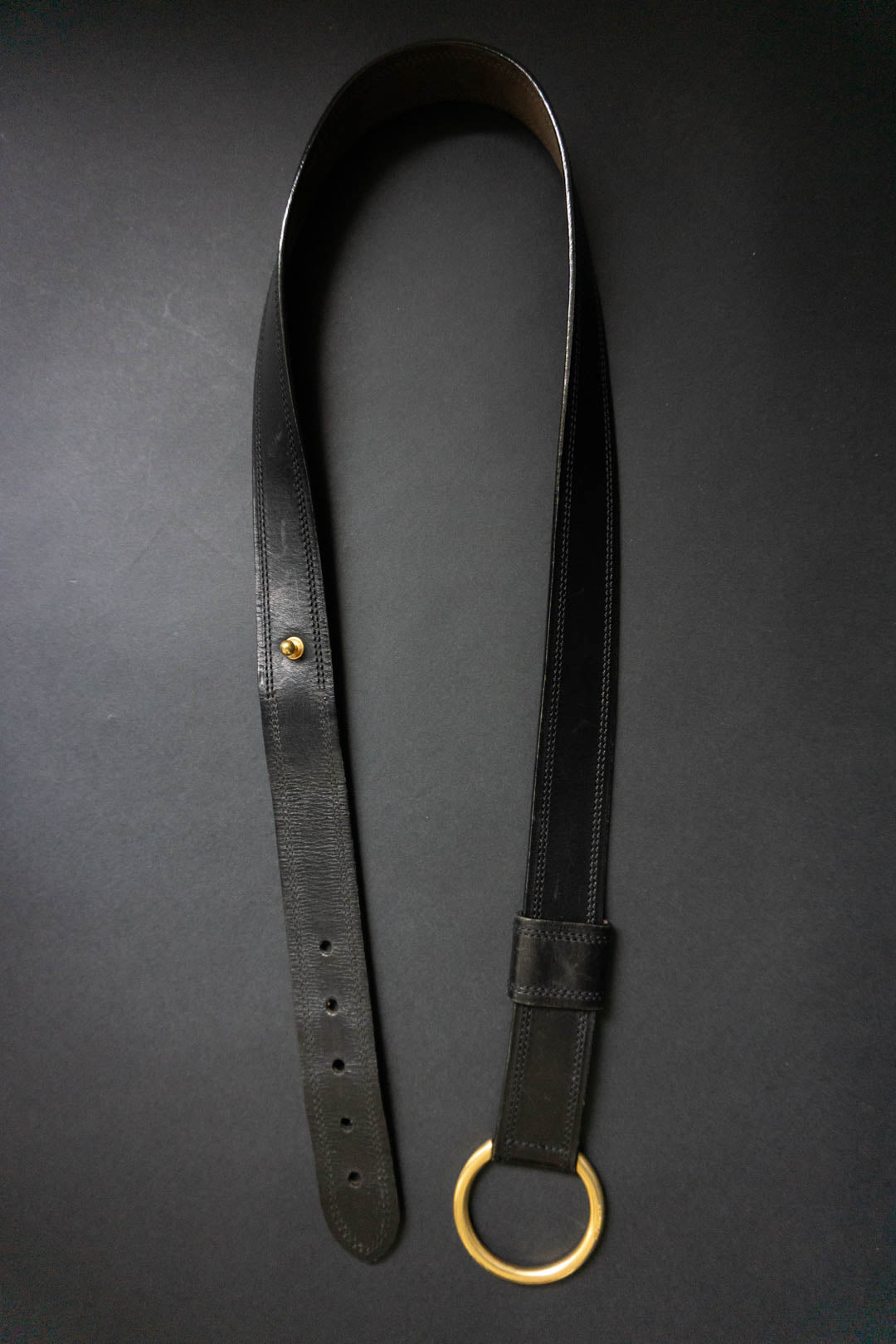 Leather belt Jil Sander Black 90