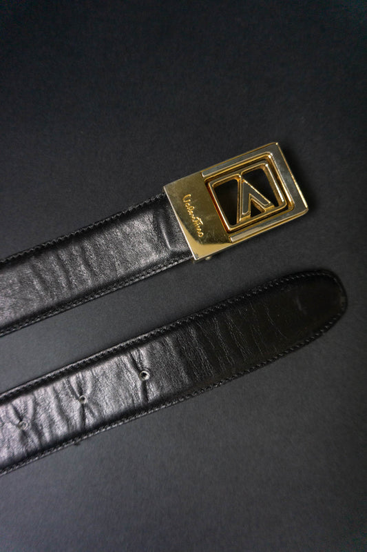 80s VALENTINO Belt Black, S–M
