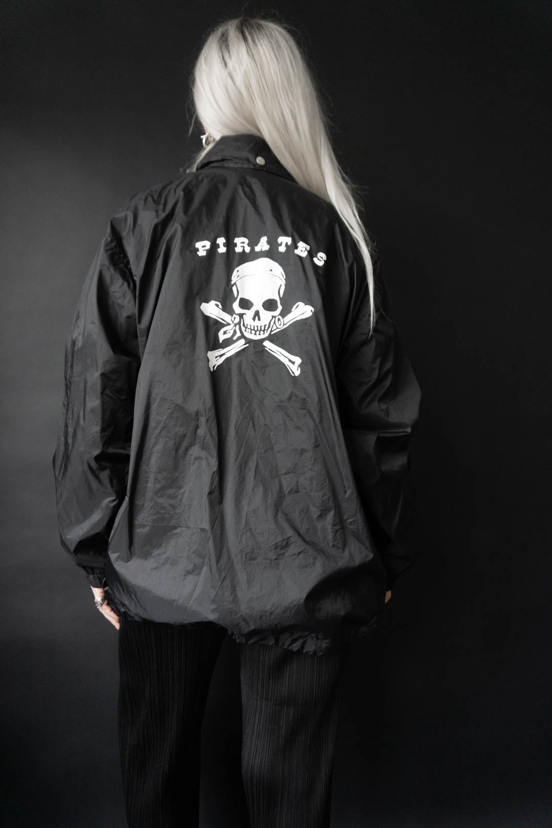 Rain jacket Pirates, Black, XL