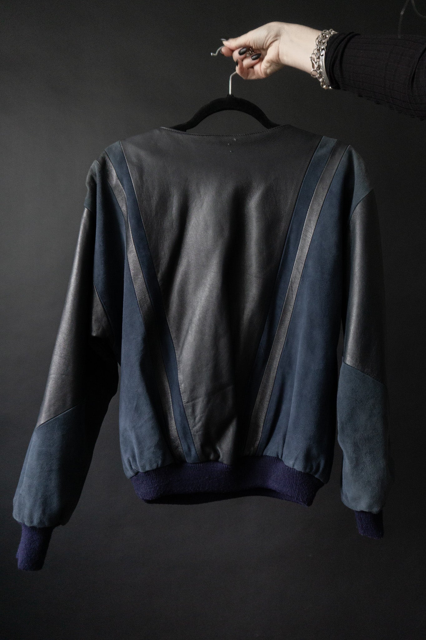 Vintage Yves Saint Laurent Lederpullover