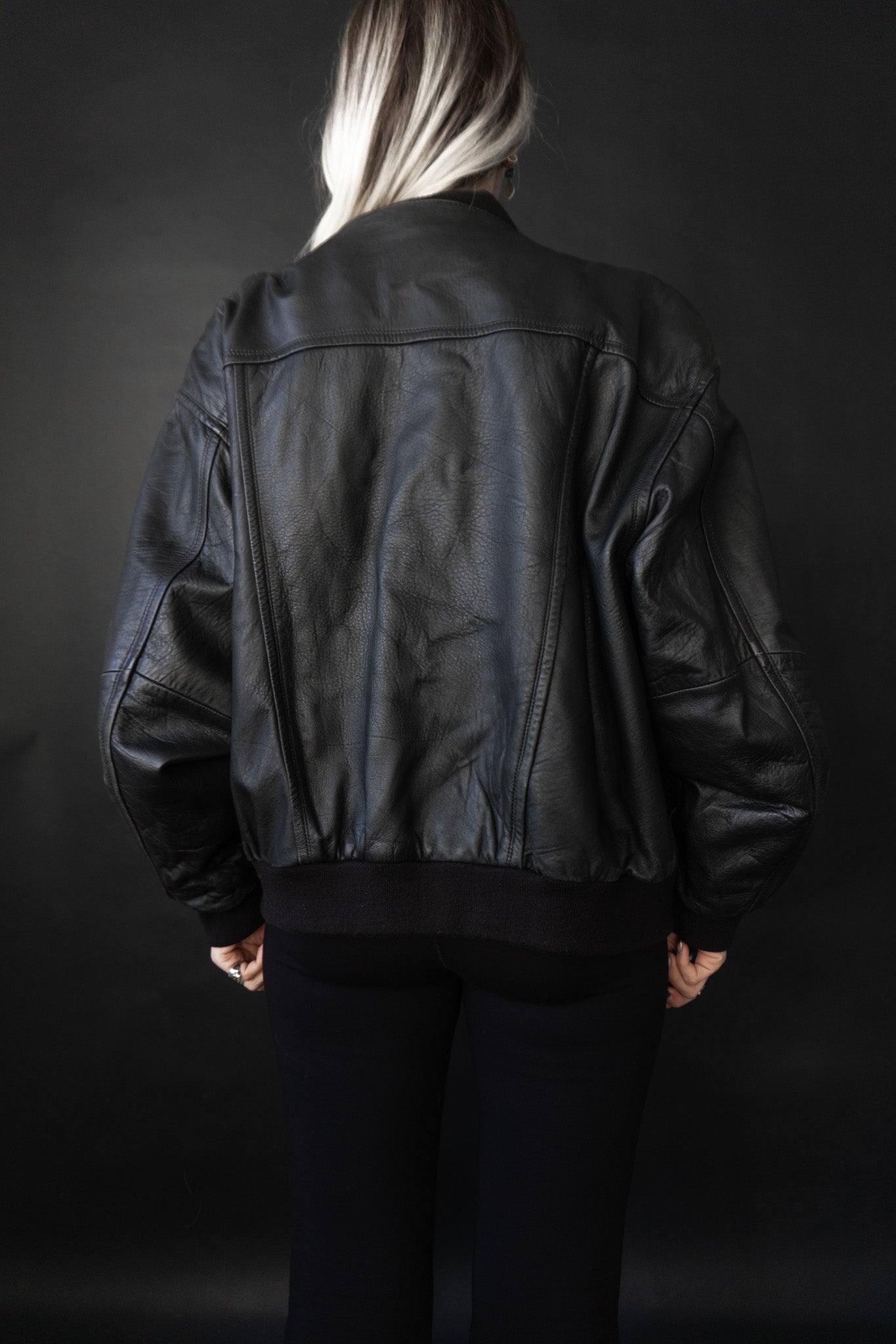 Vintage Lederjacke Blouson