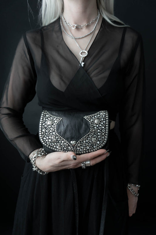 kolster vintage leather bag 80s