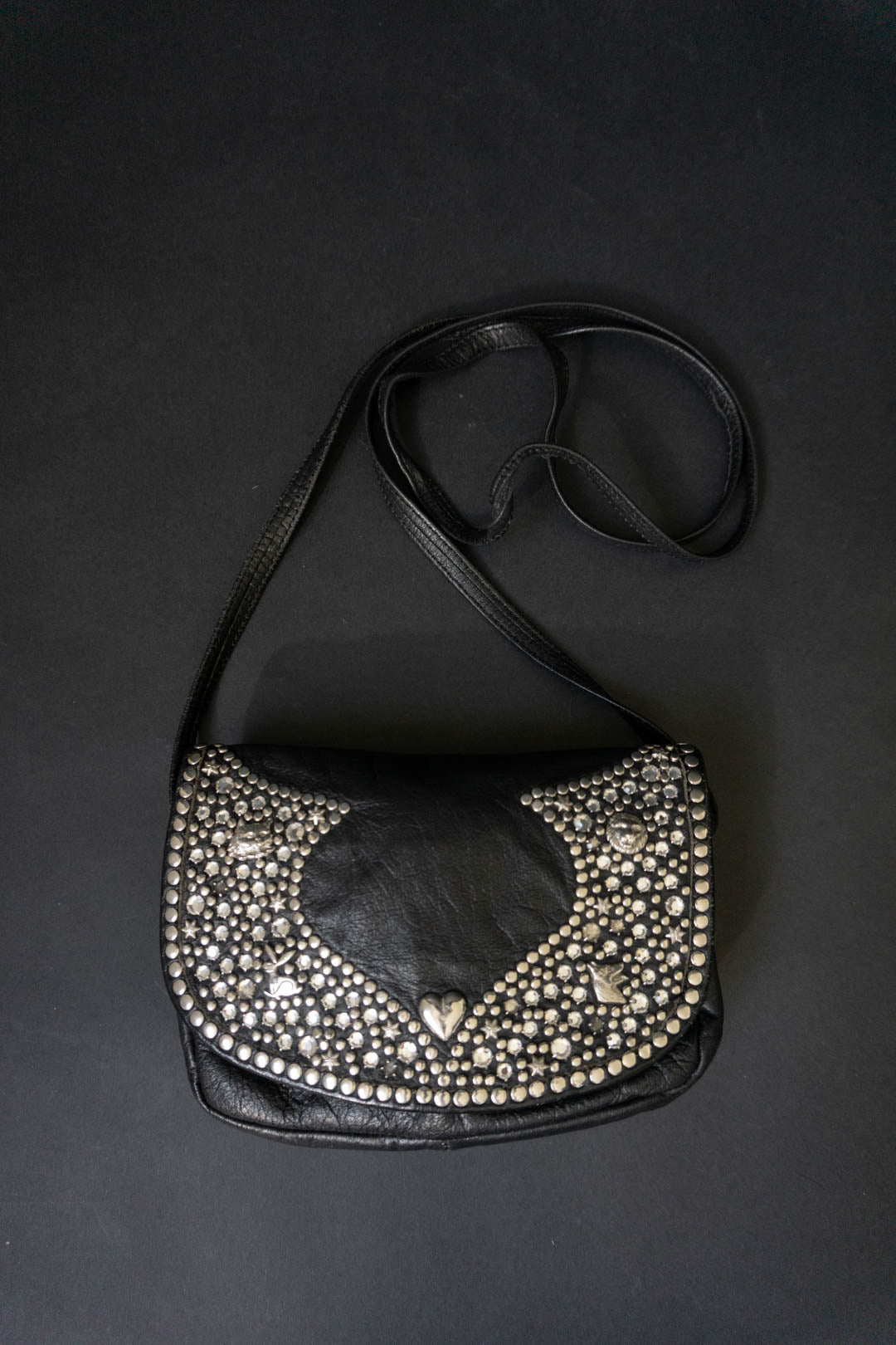 kolster vintage leather bag 80s