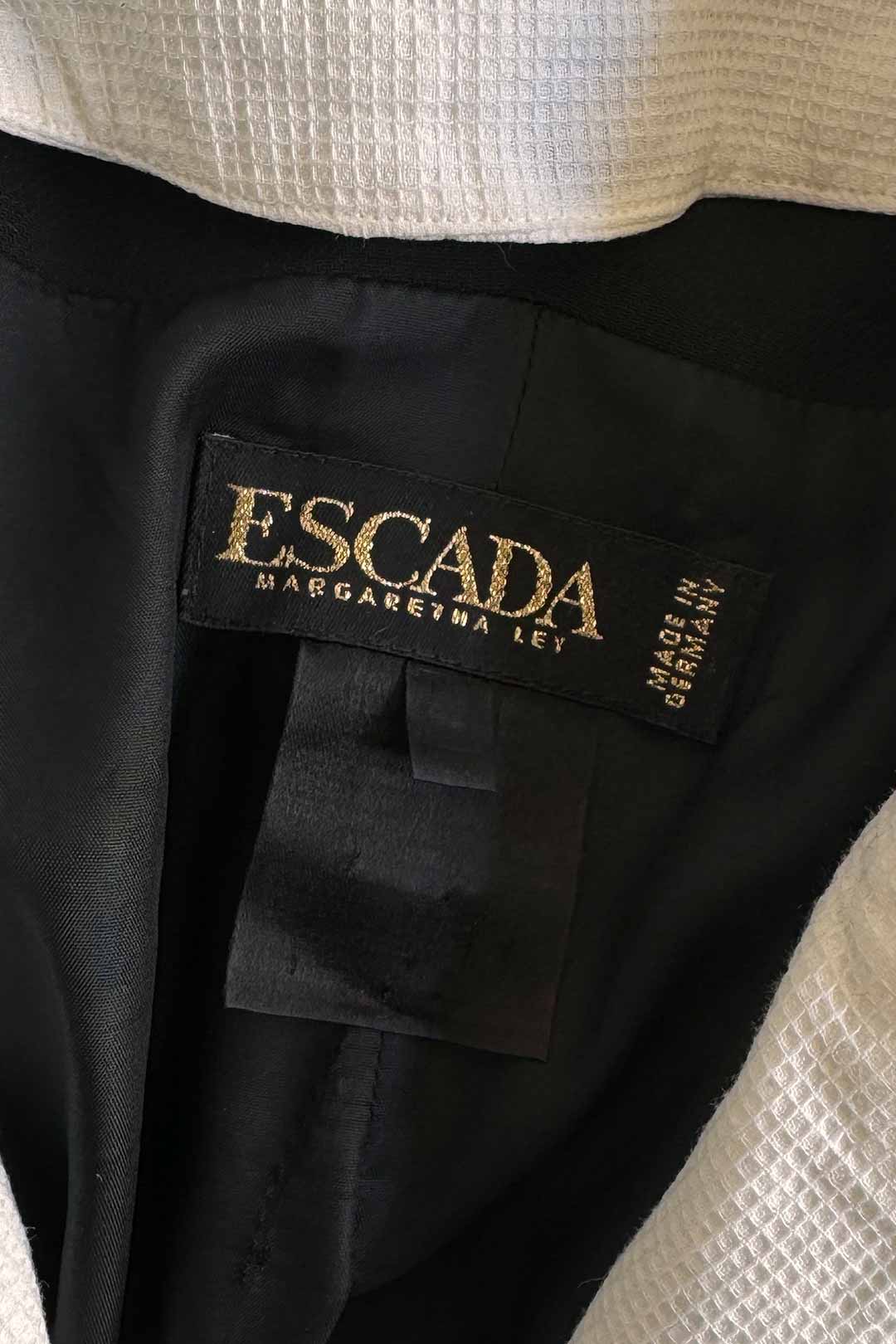 80s ESCADA Goth Kleid Schwarz, M–L