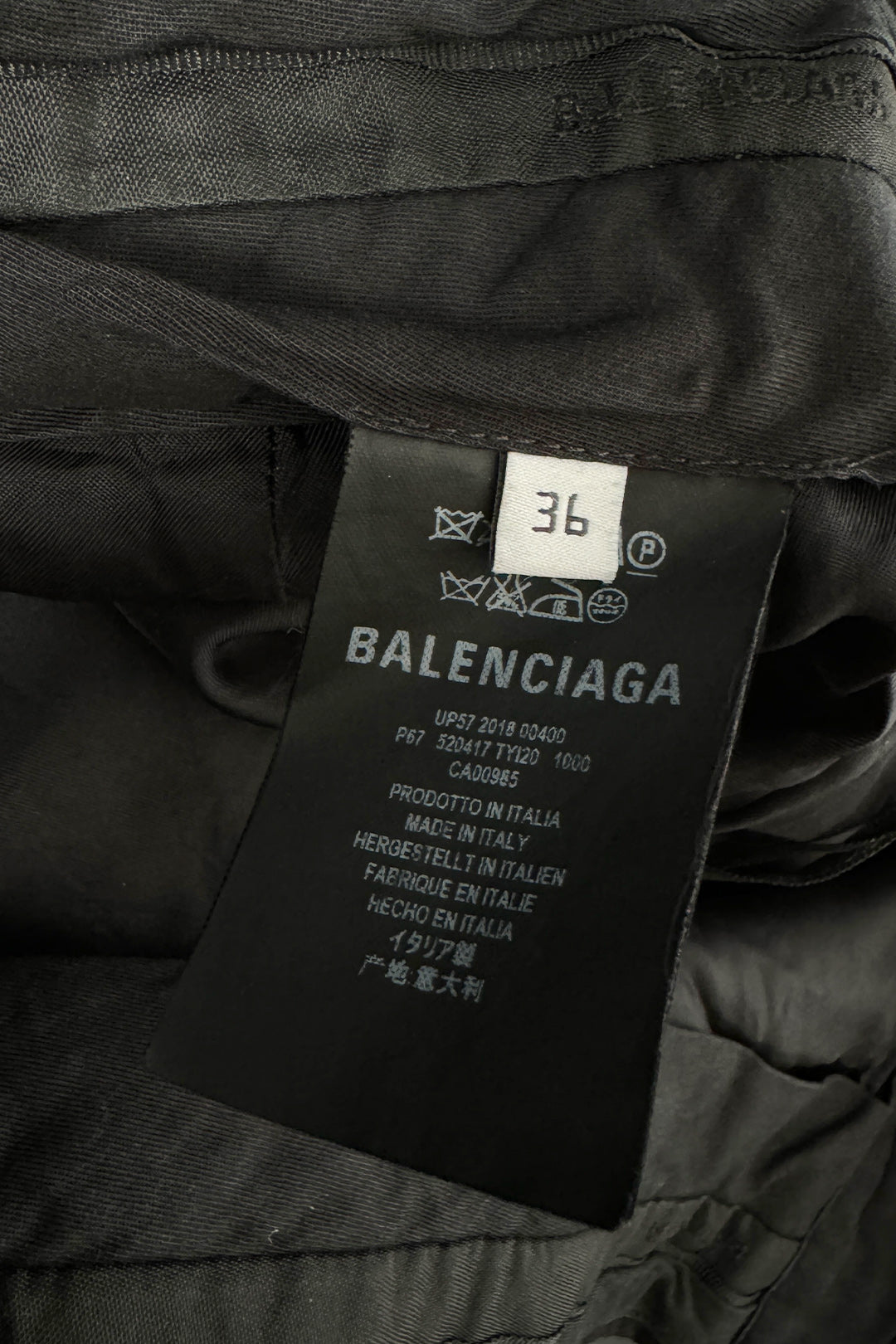 Balenciaga Hose, Schwarz, XS