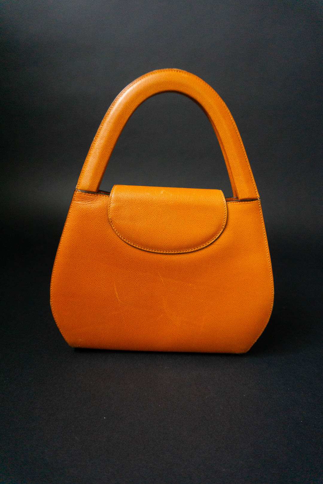 90s CARTIER Panthere Bag Gold Orange