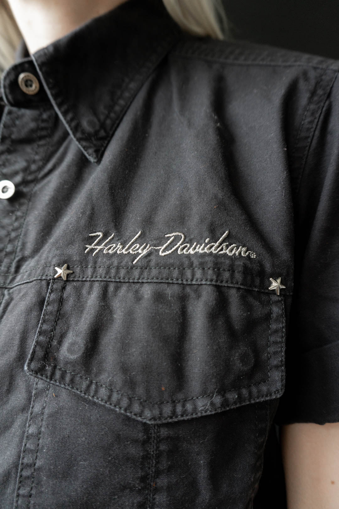 Harley Davidson Blouse Black, M