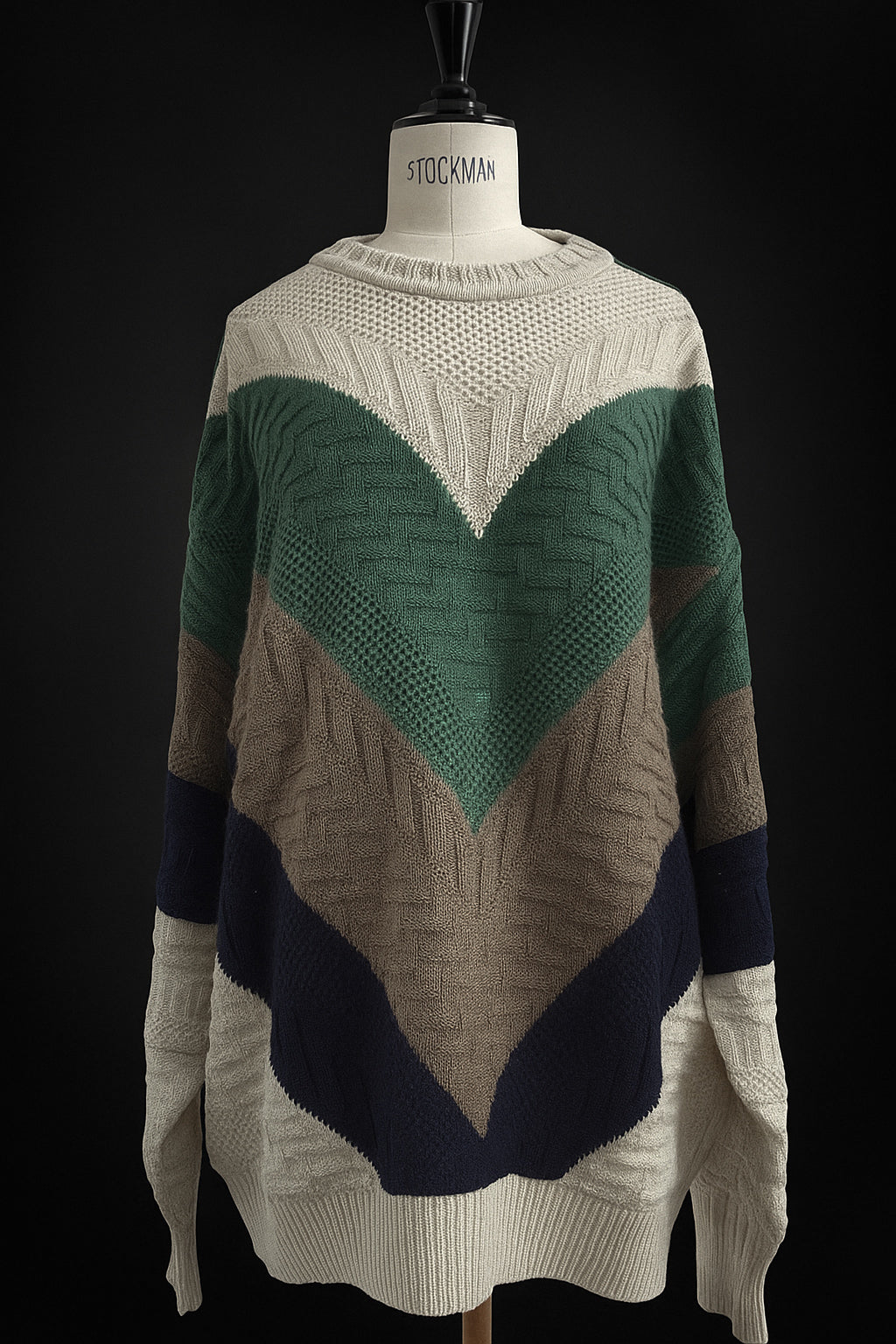 Vintage Carlo Colucci oversized Pullover, M–XL theplaincircle vintage