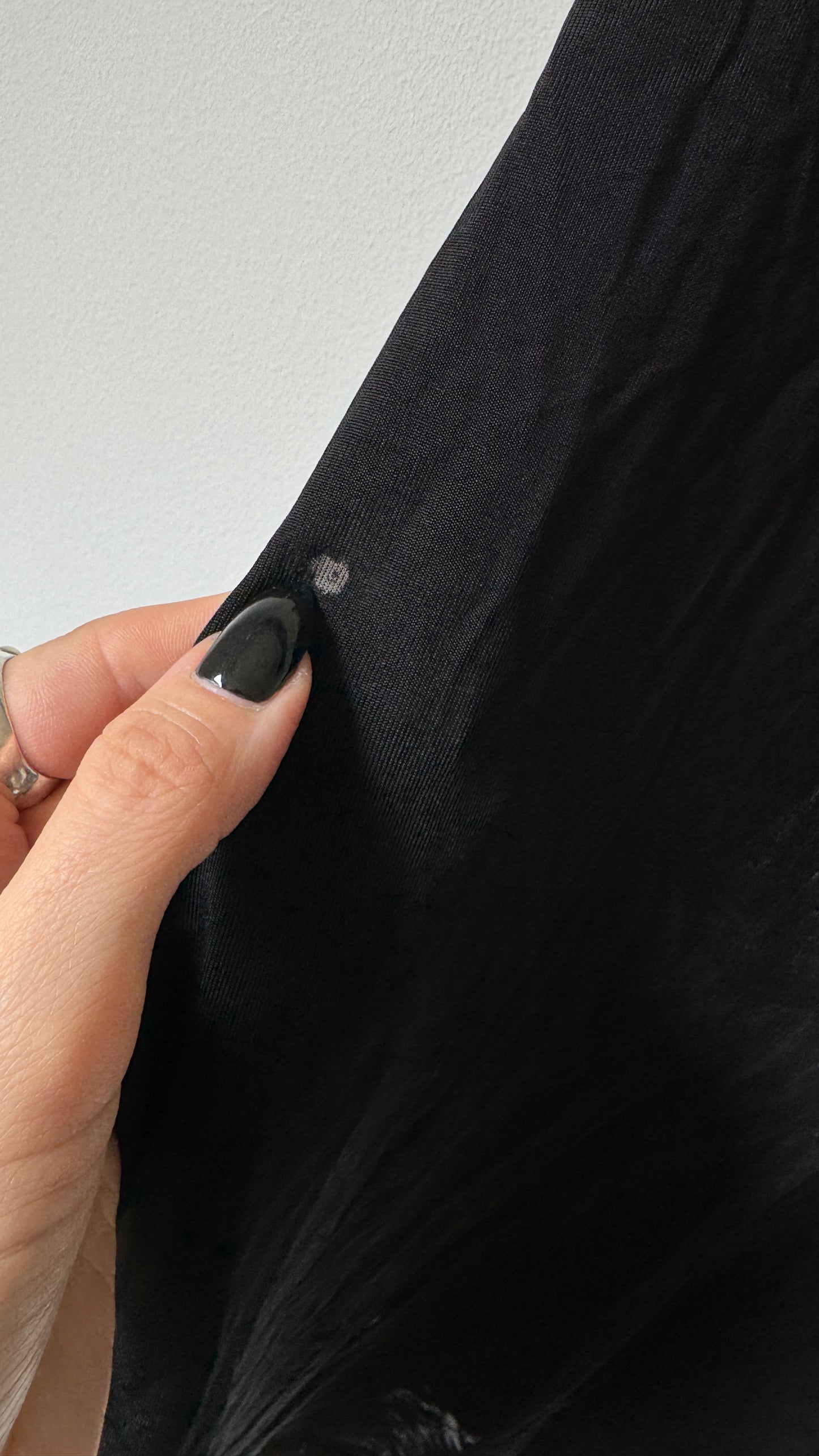 Schwarzer Just Cavalli Y2K Stretch-Rock mit gerafftem Vorderteil