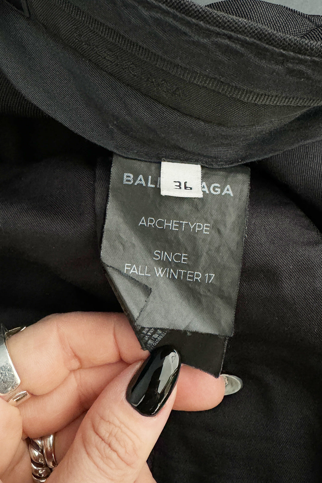 Balenciaga Pants, Archetype, Black, XS