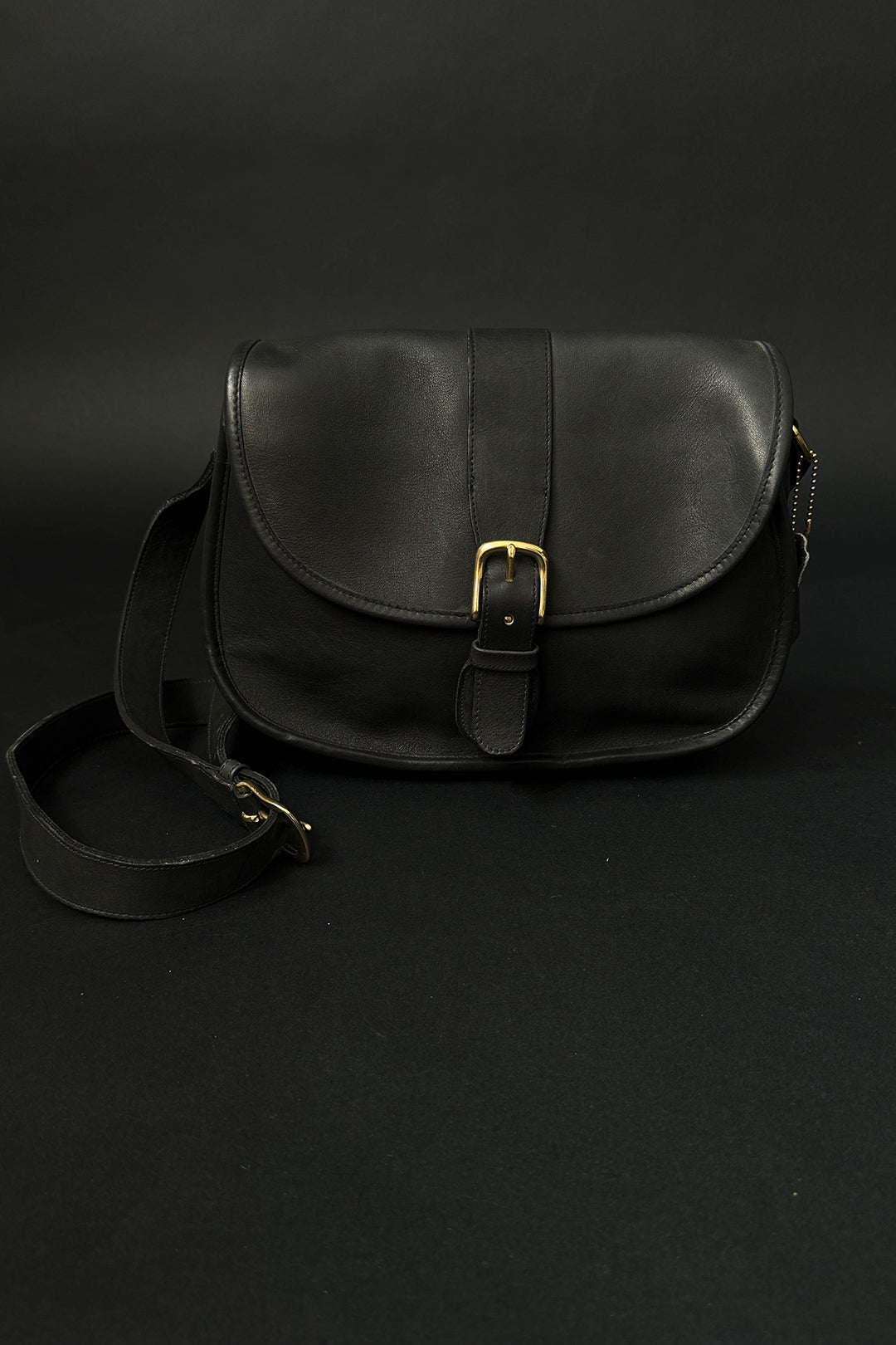 Vintage 80s Coach Chelsea Bag, 9129, Schwarz, Made in USA theplaincircle vintage