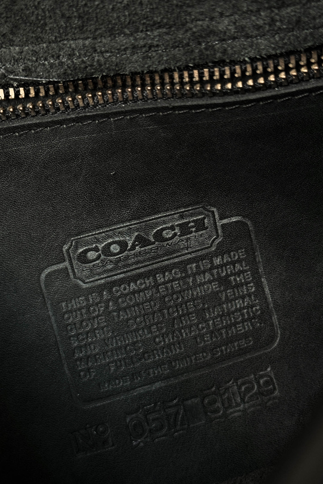 Vintage 80s Coach Chelsea Bag, 9129, Schwarz, Made in USA theplaincircle vintage