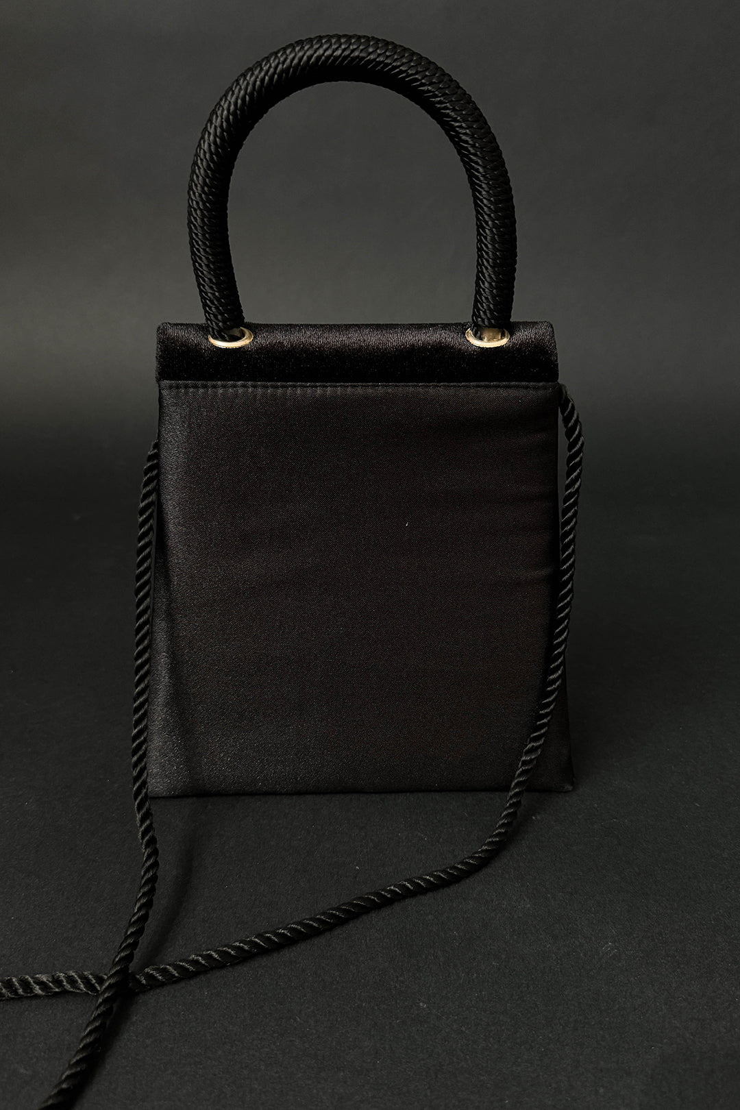 90s Gothic Tasche Samt Leo